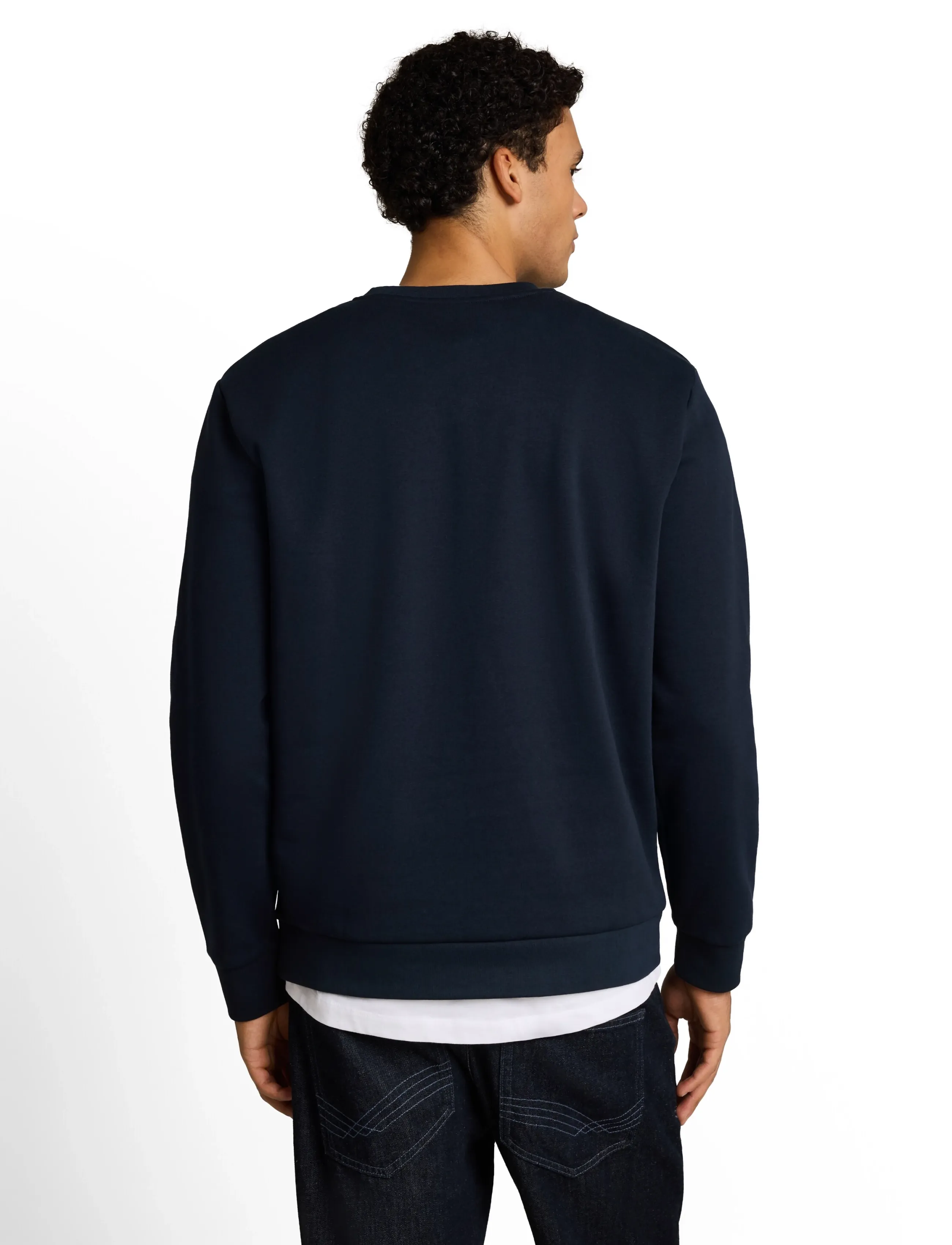 Tom Tailor - solid crew neck sweatshirt - sweatshirts - sky captain blue - 3