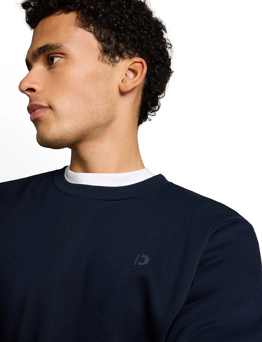 Tom Tailor - solid crew neck sweatshirt - sweatshirts - sky captain blue - 5