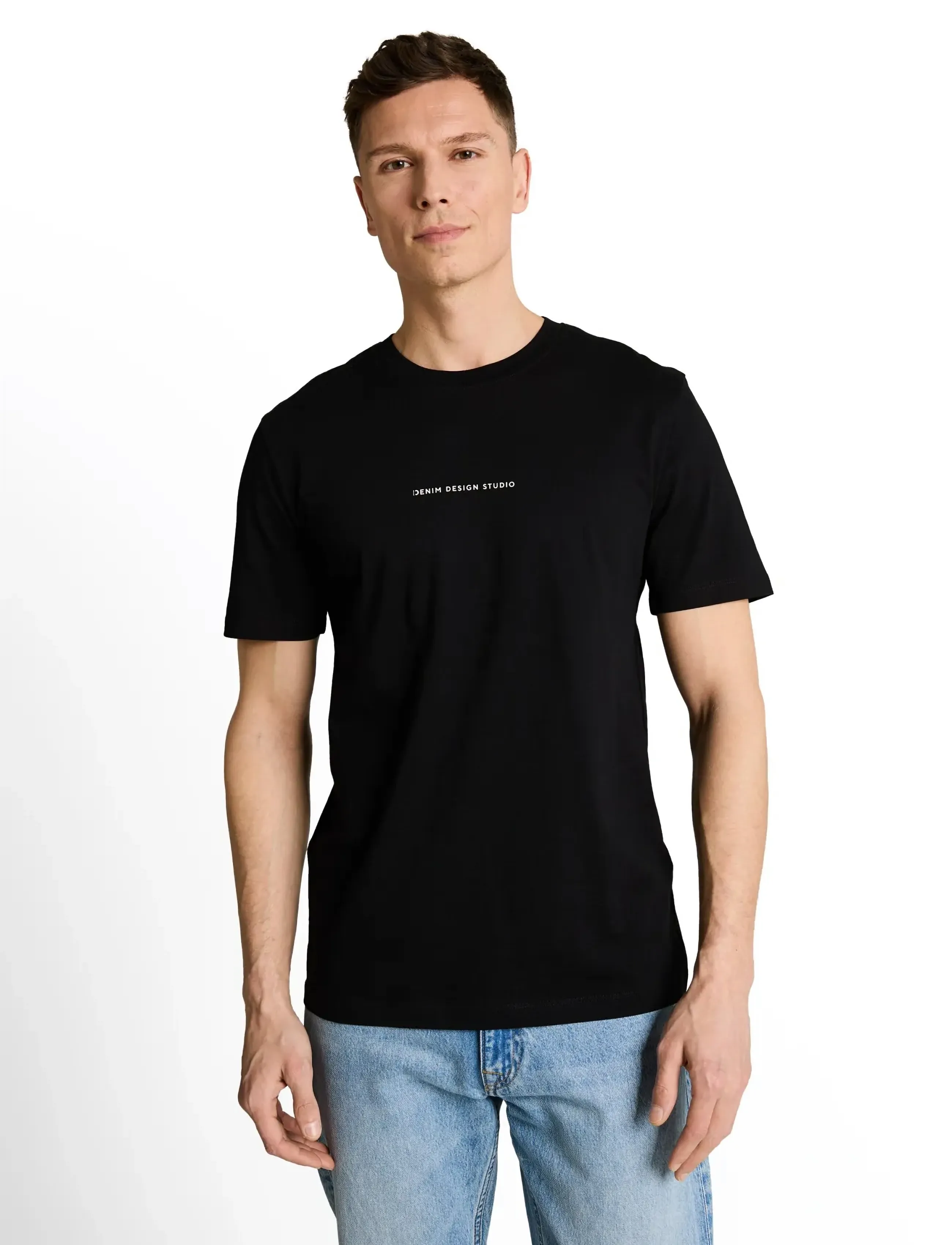 Tom Tailor Printed T-Shirt, Mænd, Printet T-Shirt, Sort, Str: L