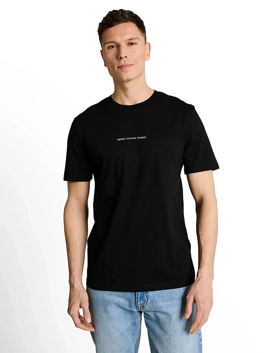 Tom Tailor - printed t-shirt - kurzärmelige t-shirts - black - 0