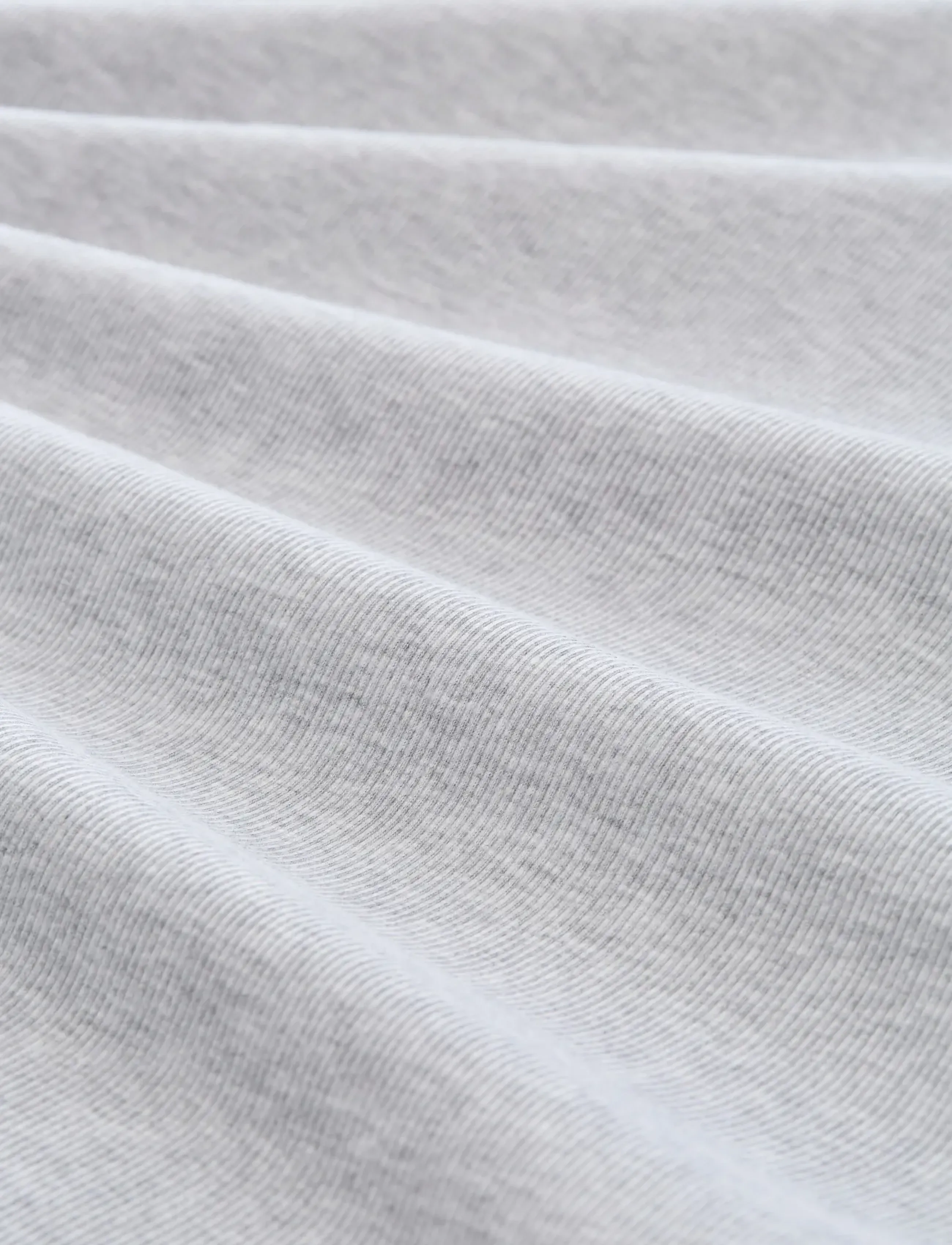 Tom Tailor - slim fit rib t-shirt - kurzärmelig - light stone grey melange - 5