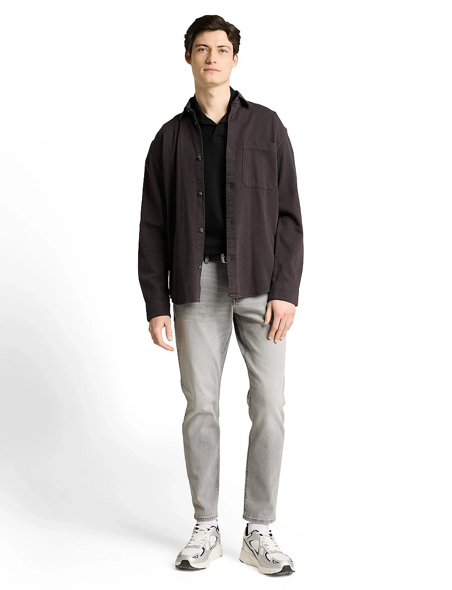 Tom Tailor - relaxed structured polo - kurzärmelig - black - 3