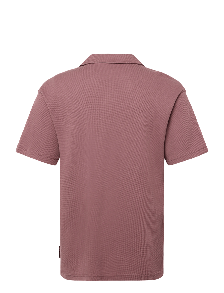 Tom Tailor - relaxed structured polo - kurzärmelig - rose taupe - 2