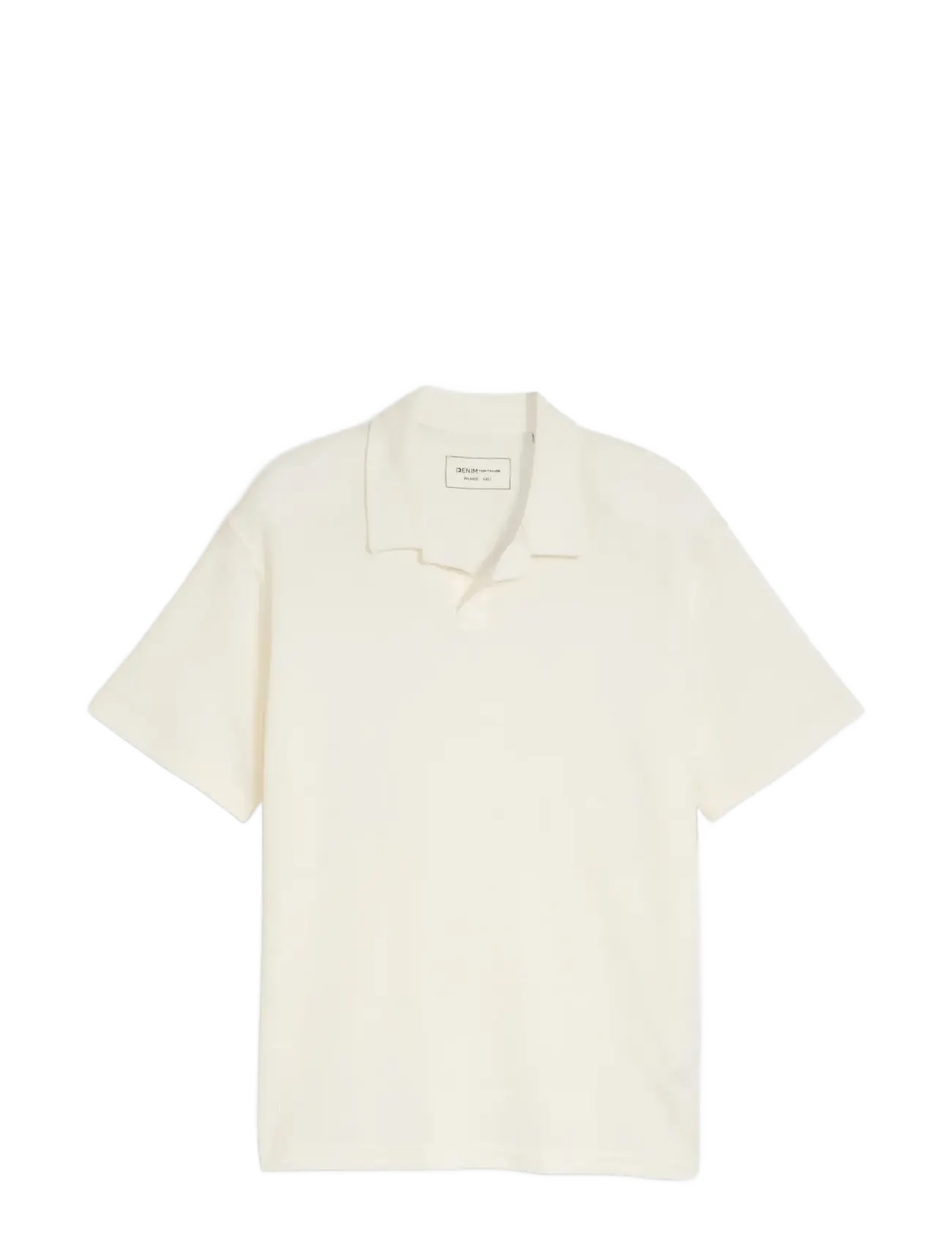 Tom Tailor relaxed structured polo - Pikéer - WOOL WHITE / cream