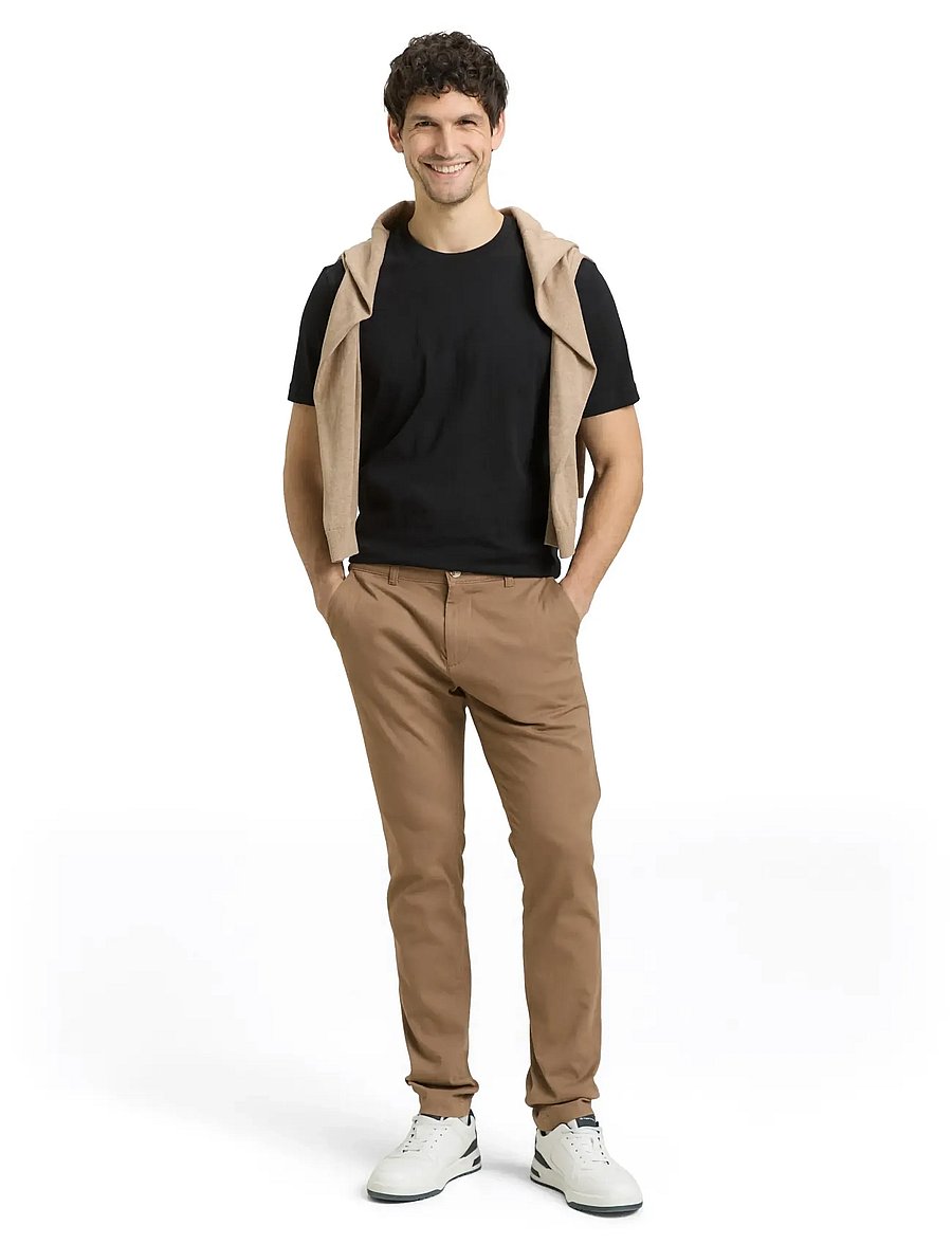 Tom Tailor - slim chino - chinos - caribou beige - 0