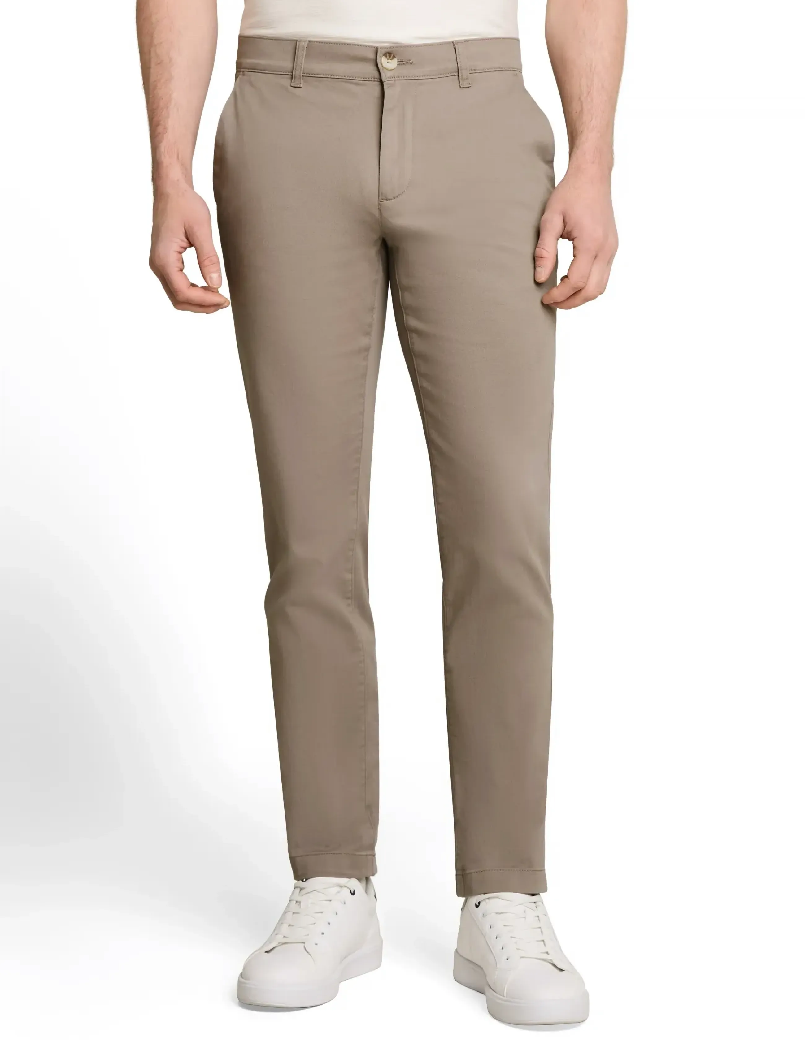 Tom Tailor - slim chino - chinos - driftwood taupe - 4