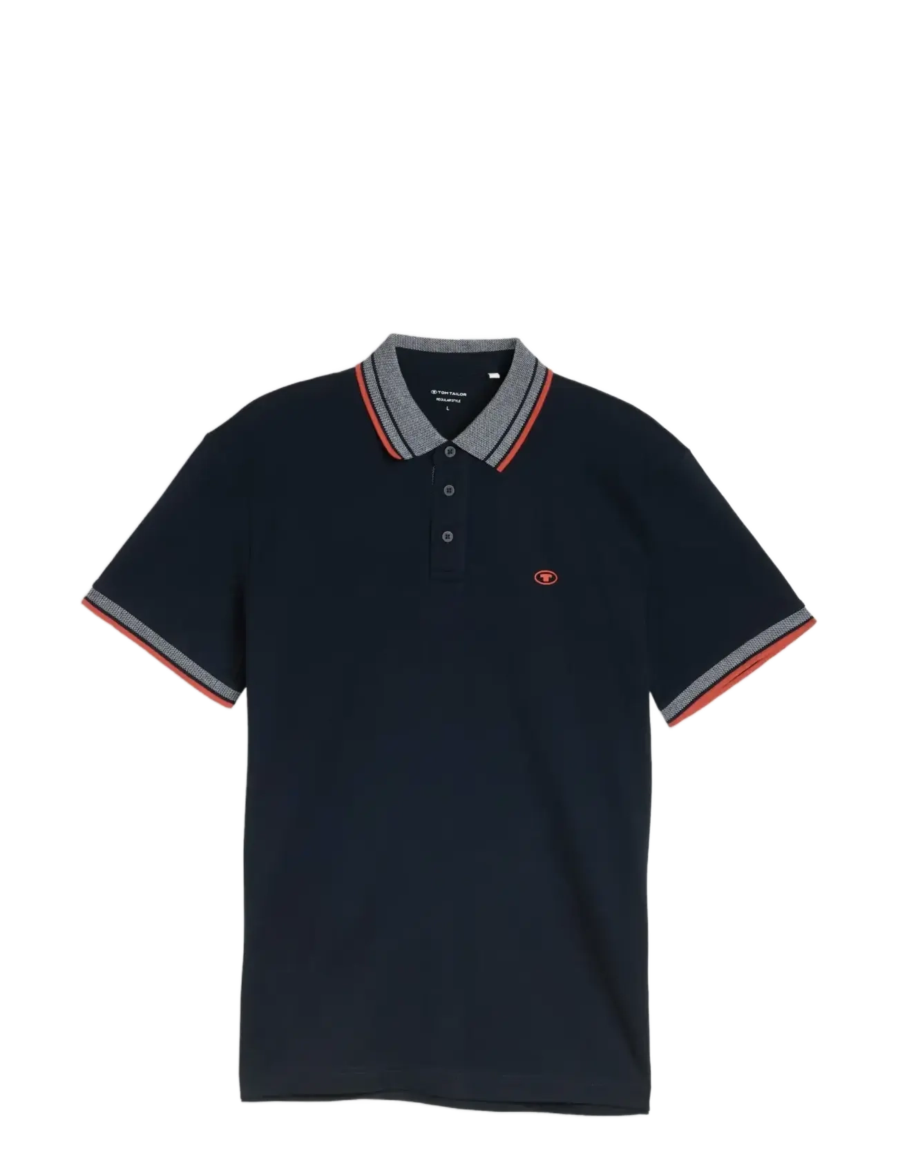 TOM TAILOR Printed Polo Navy - XXL - Herren