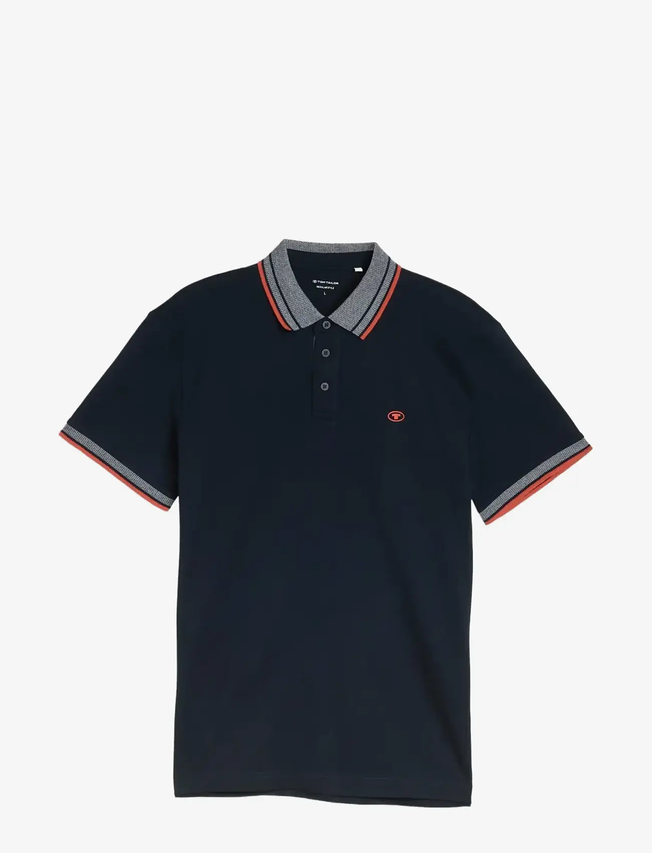 Tom Tailor - printed polo - kurzärmelig - sky captain blue - 1
