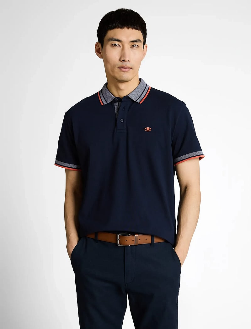Tom Tailor - printed polo - kurzärmelig - sky captain blue - 3