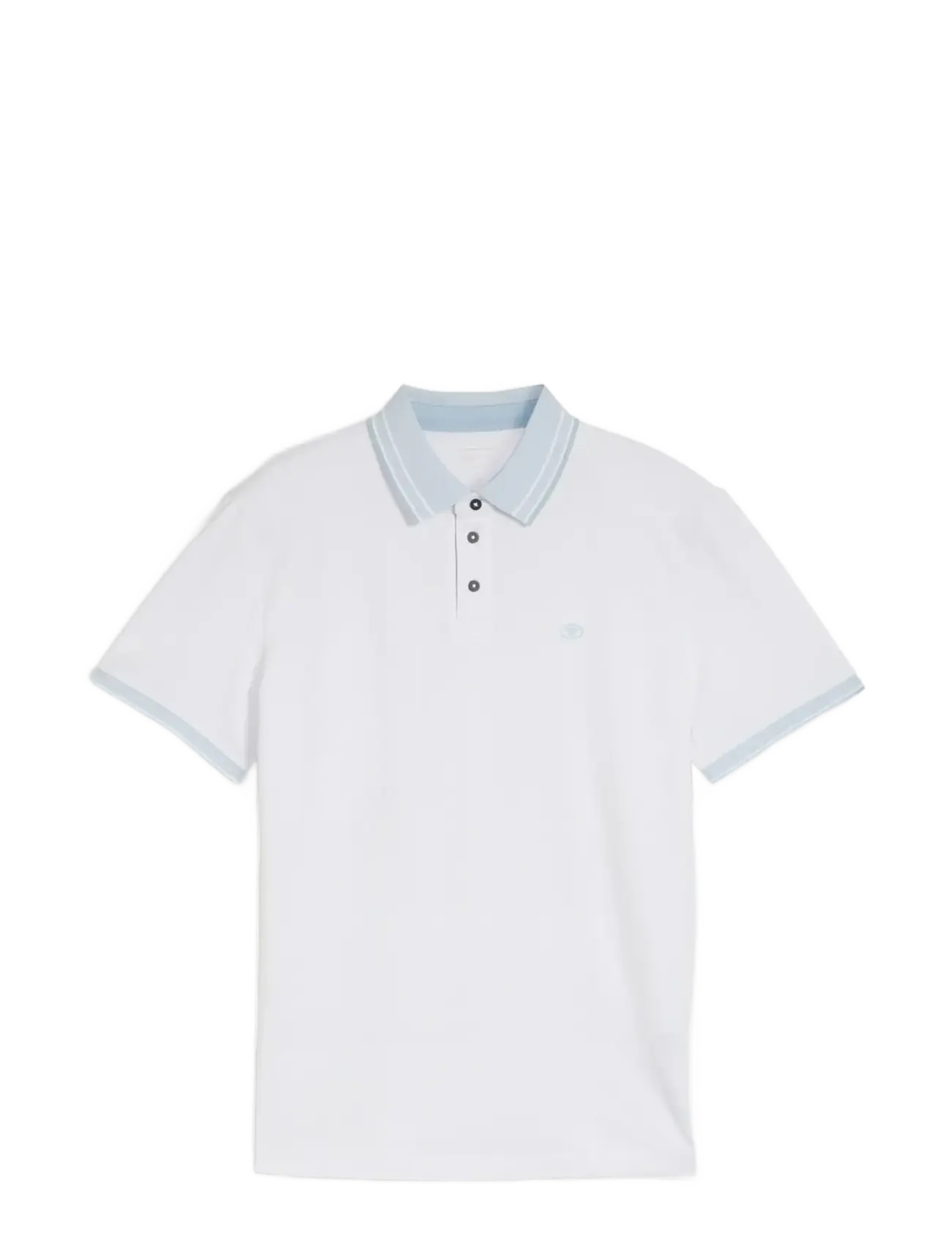 TOM TAILOR Printed Polo Weiß - S - Herren