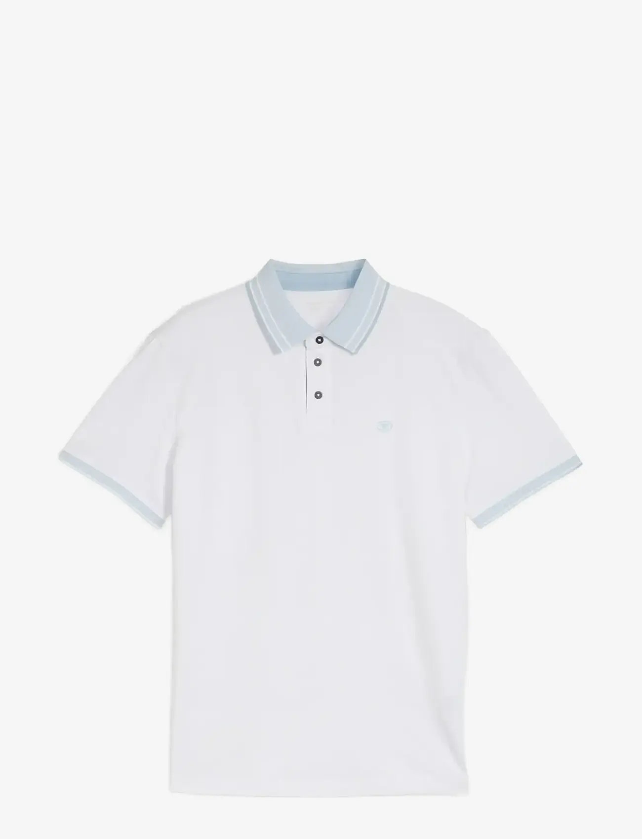 Tom Tailor - printed polo - kortärmade pikéer - white - 1