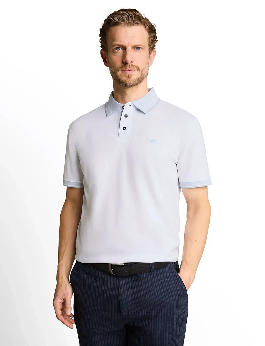 Tom Tailor - printed polo - kurzärmelig - white - 3