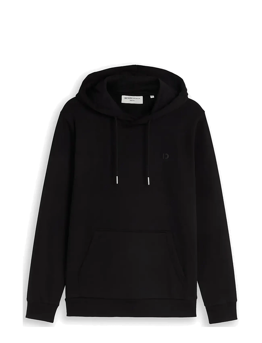 Tom Tailor - solid hoody - kapuzenpullover - black - 1