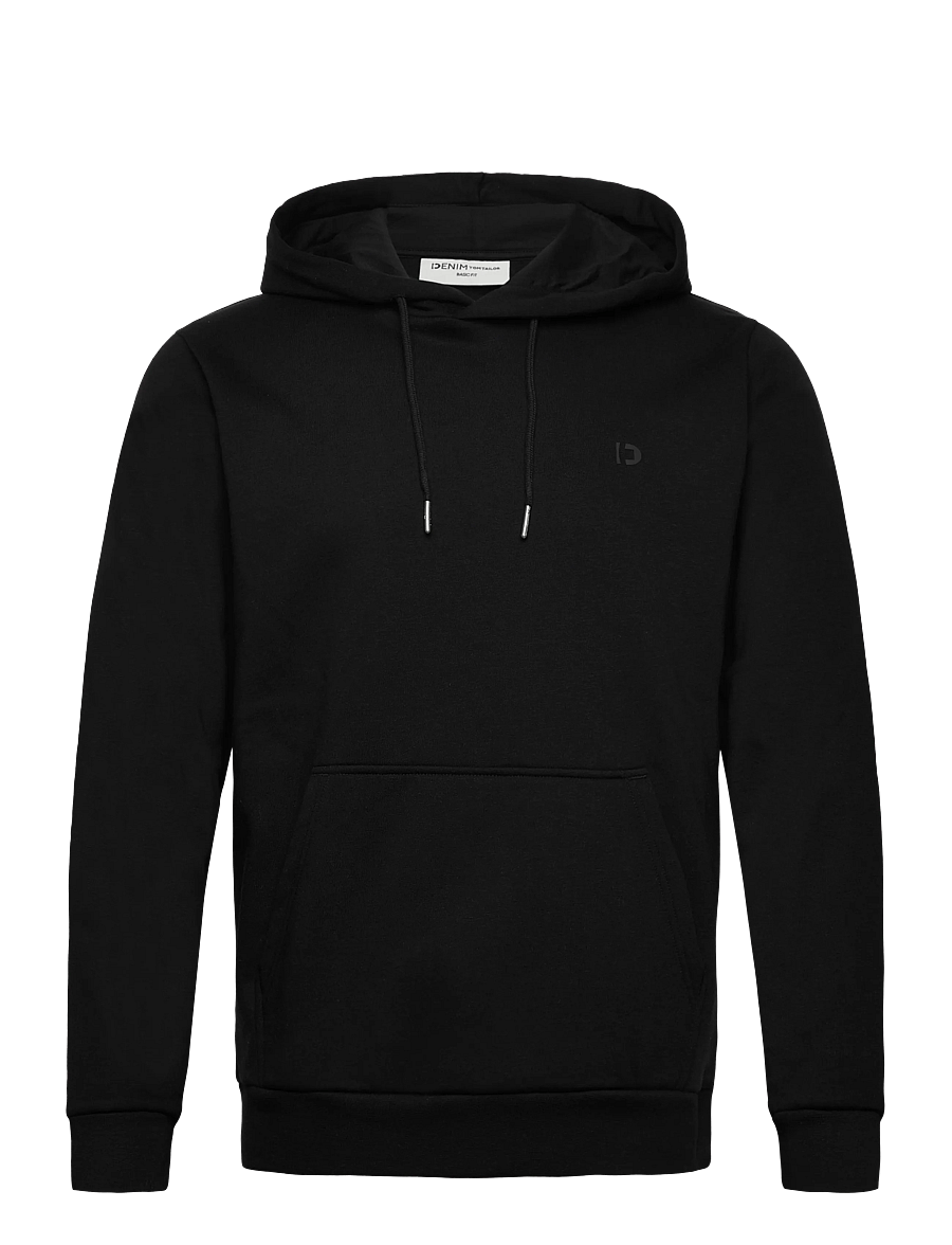 Tom Tailor - solid hoody - hoodies - black - 1