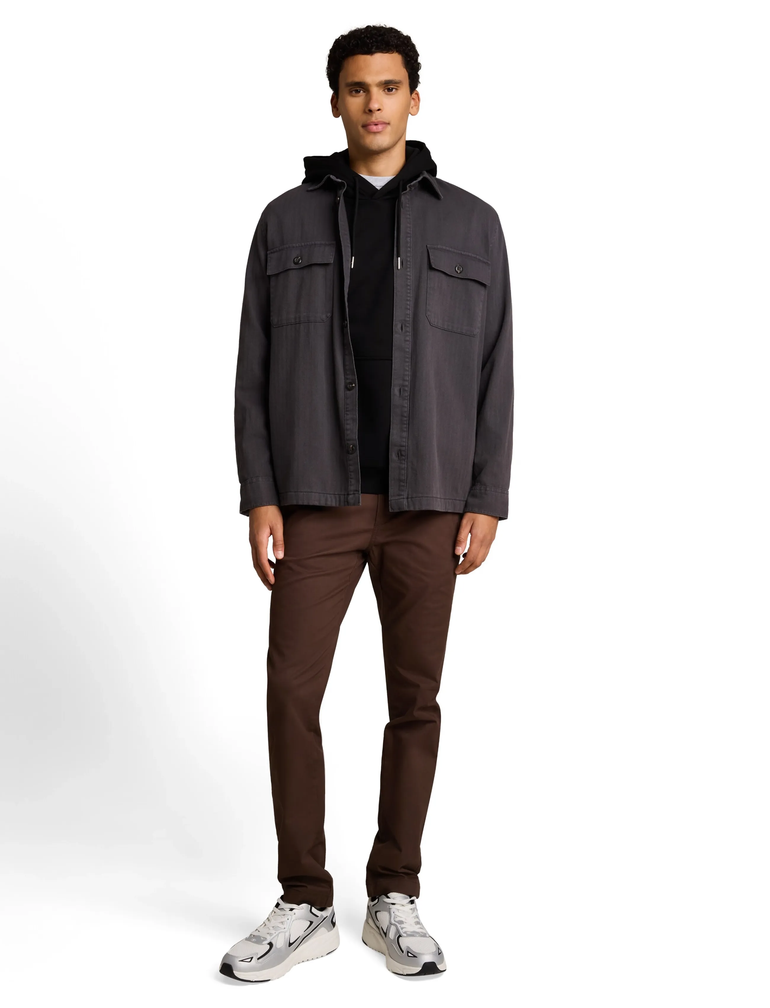 Tom Tailor solid hoody - Kleidung - BLACK / black