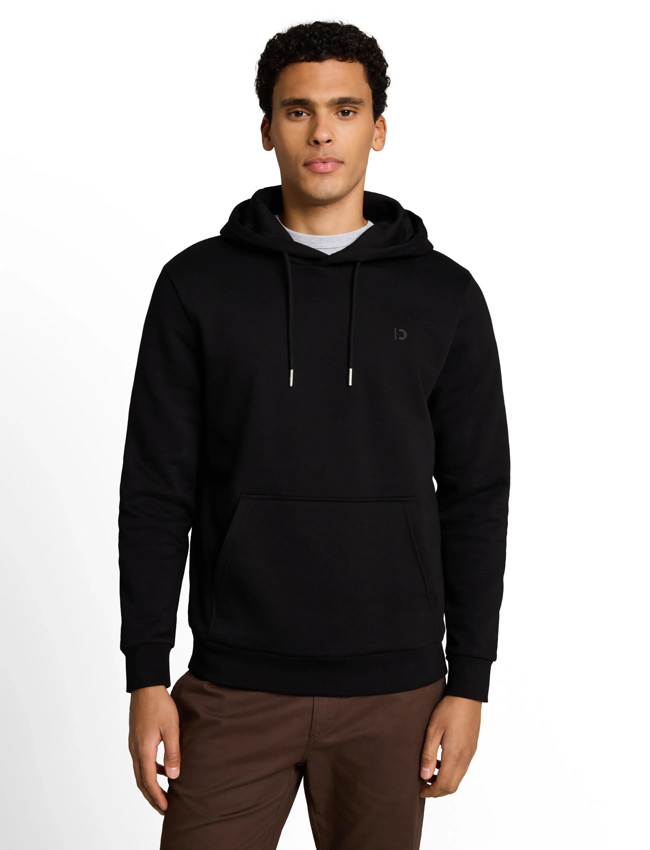 Tom Tailor - solid hoody - kapuzenpullover - black - 3