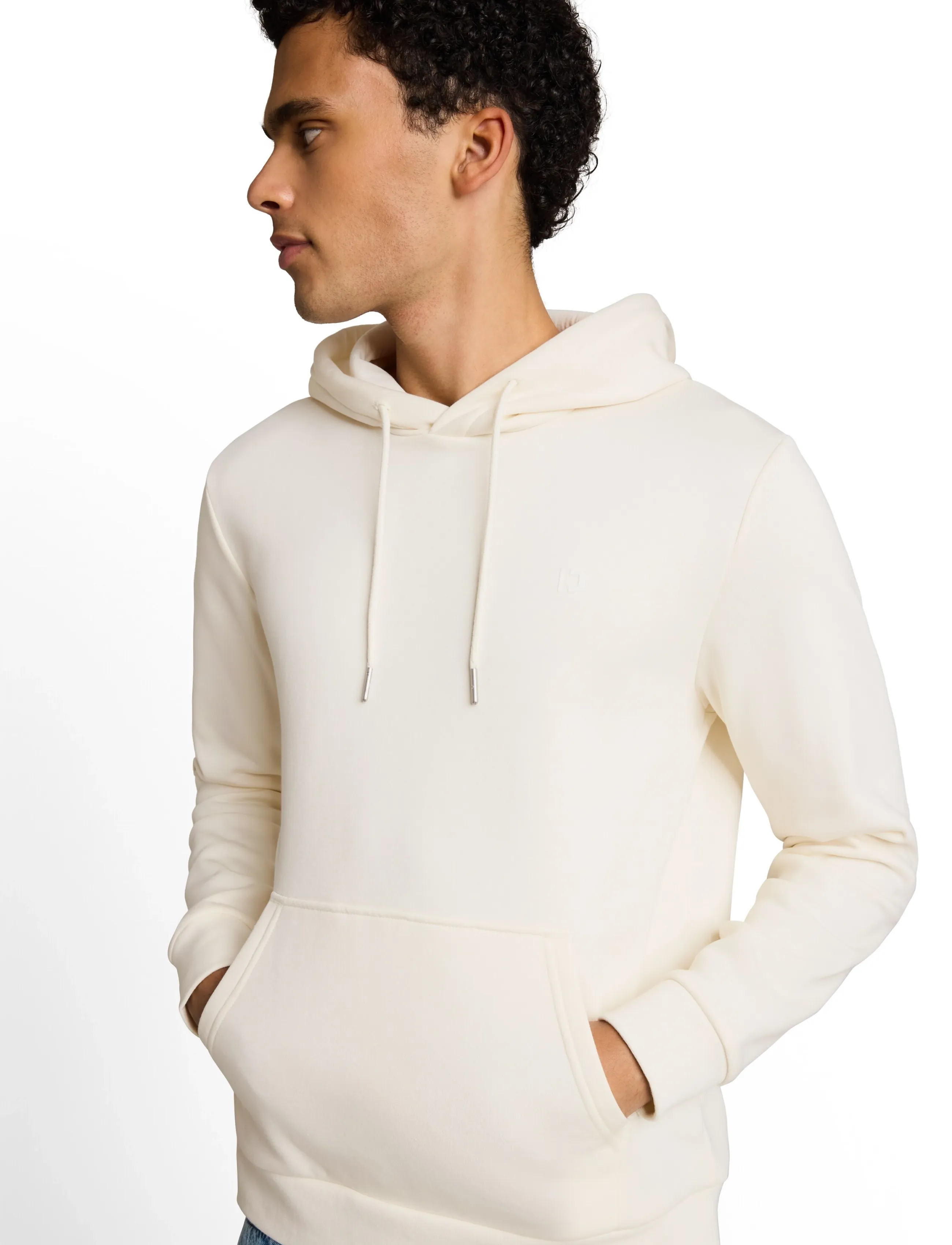 Tom Tailor - solid hoody - hoodies - gardenia white - 4
