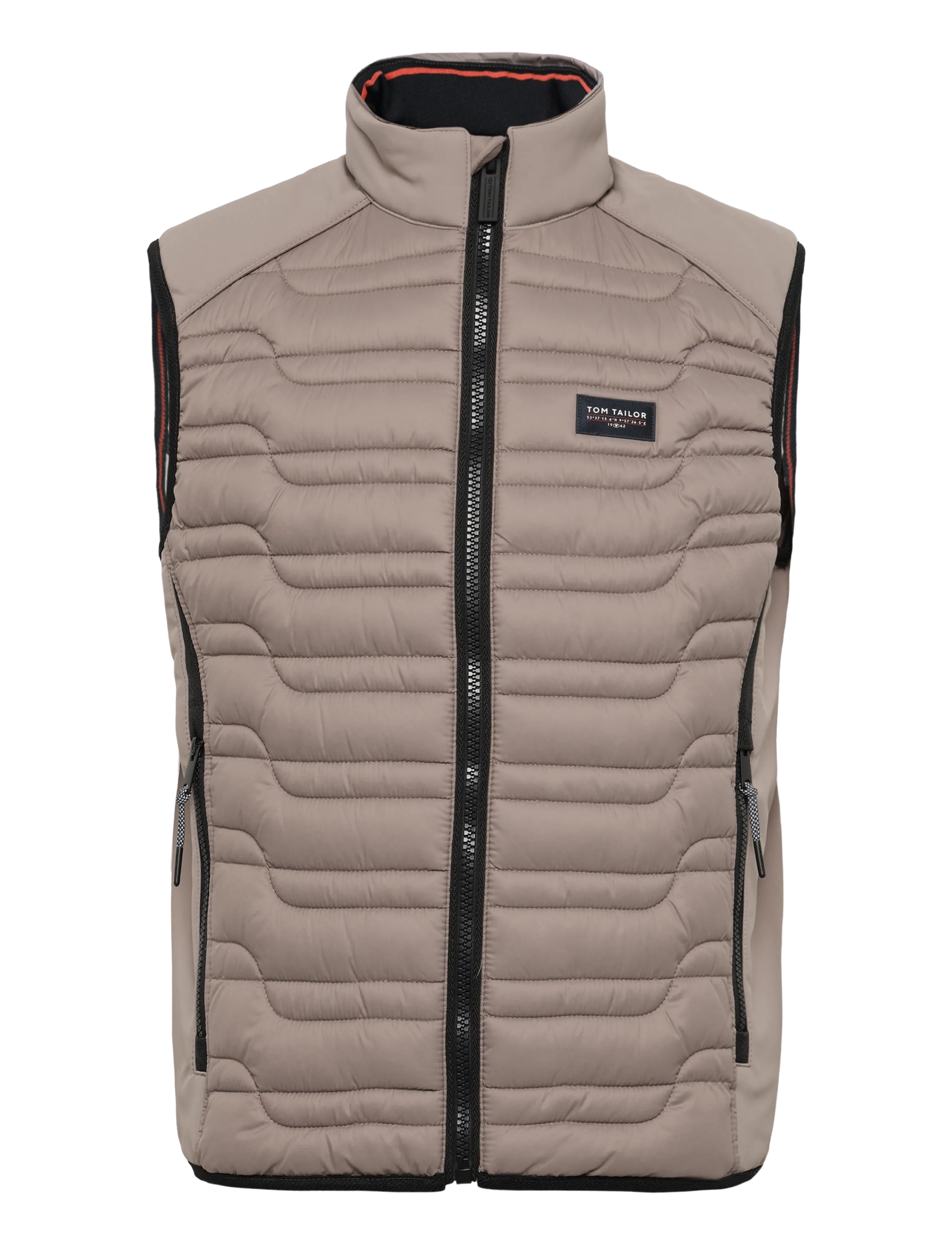 Tom Tailor - hybrid vest - westen - driftwood taupe - 1