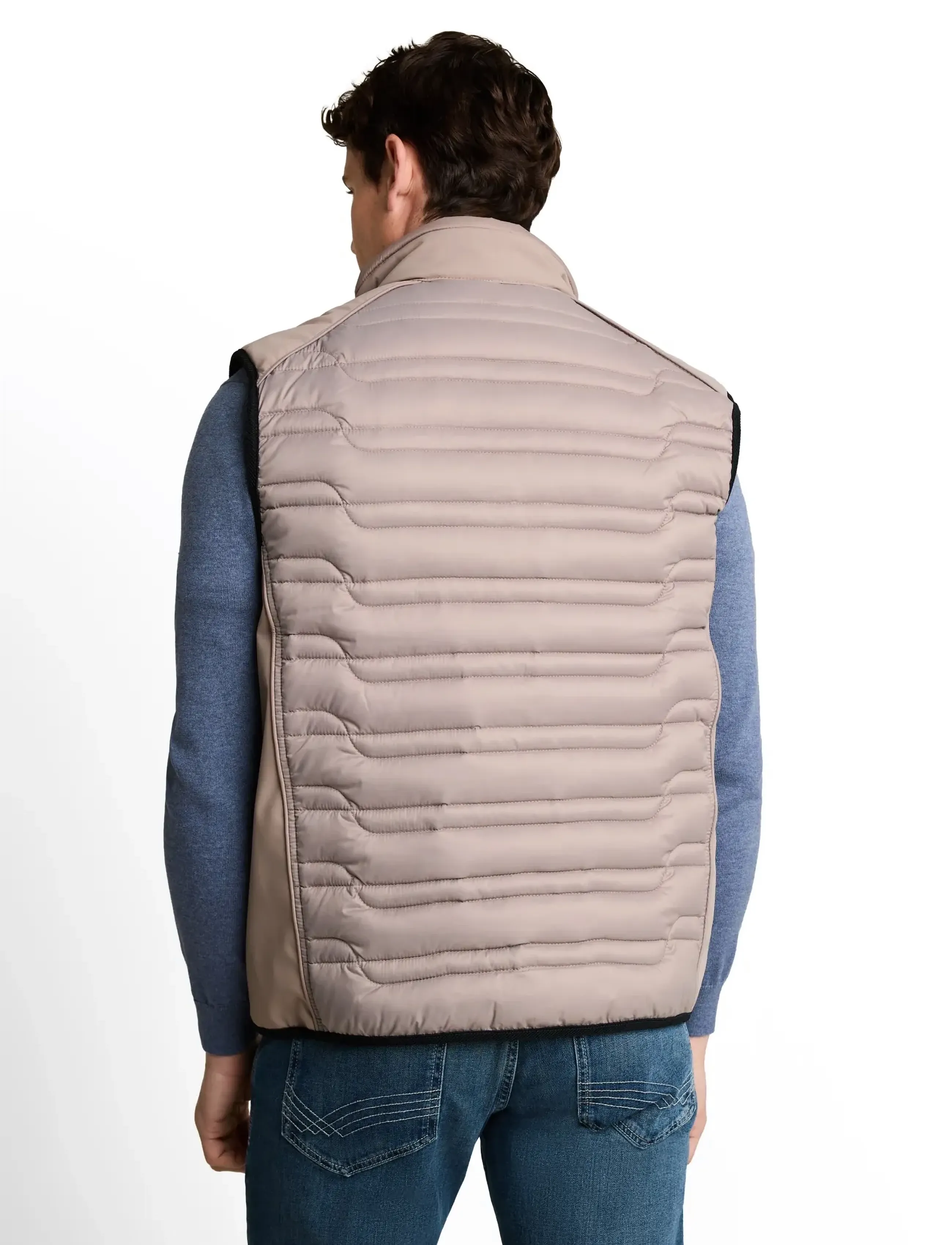 Tom Tailor - hybrid vest - westen - driftwood taupe - 3