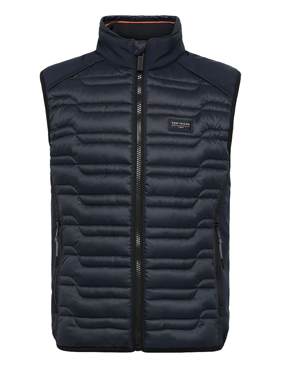 Tom Tailor - hybrid vest - västar - sky captain blue - 1
