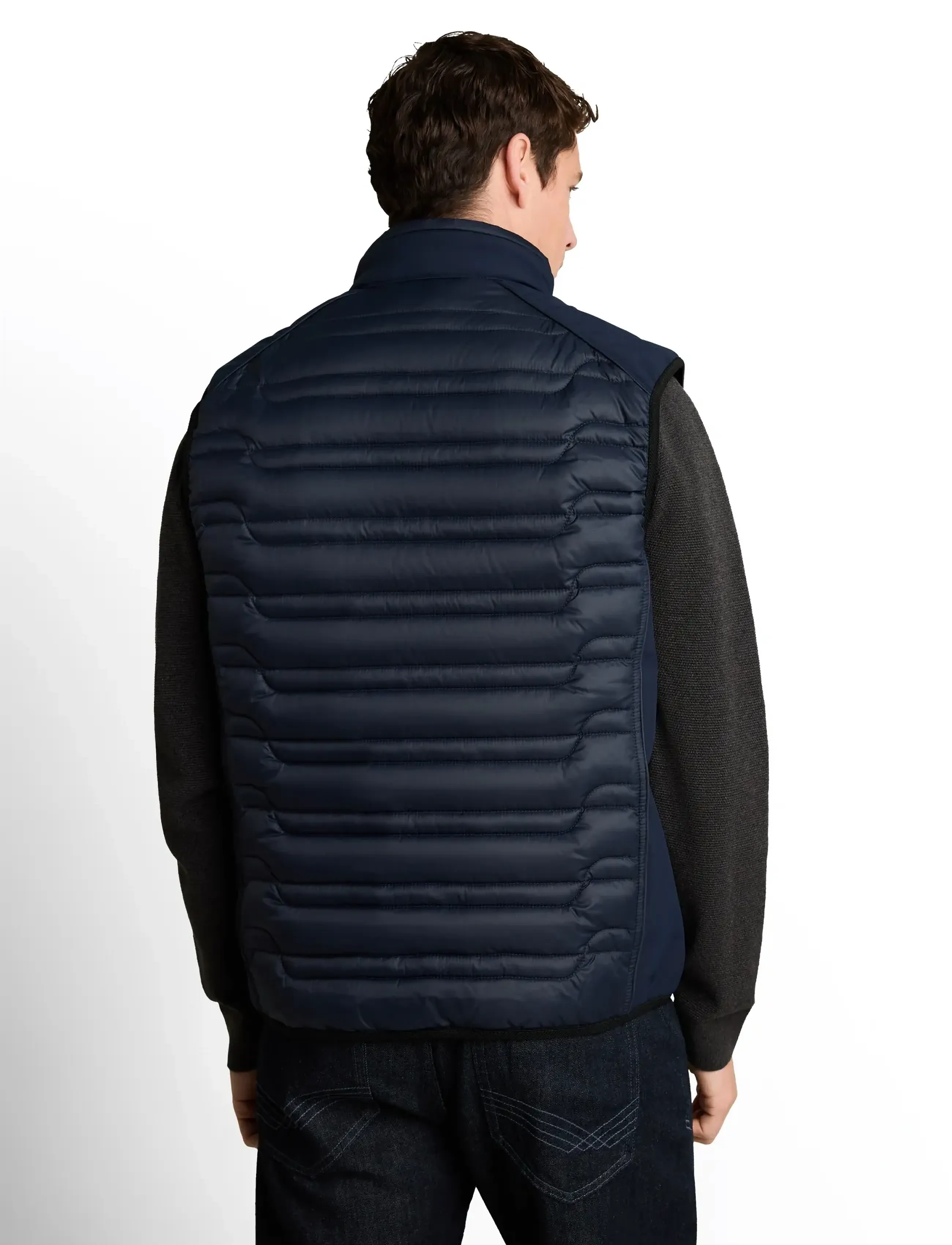 Tom Tailor - hybrid vest - västar - sky captain blue - 3