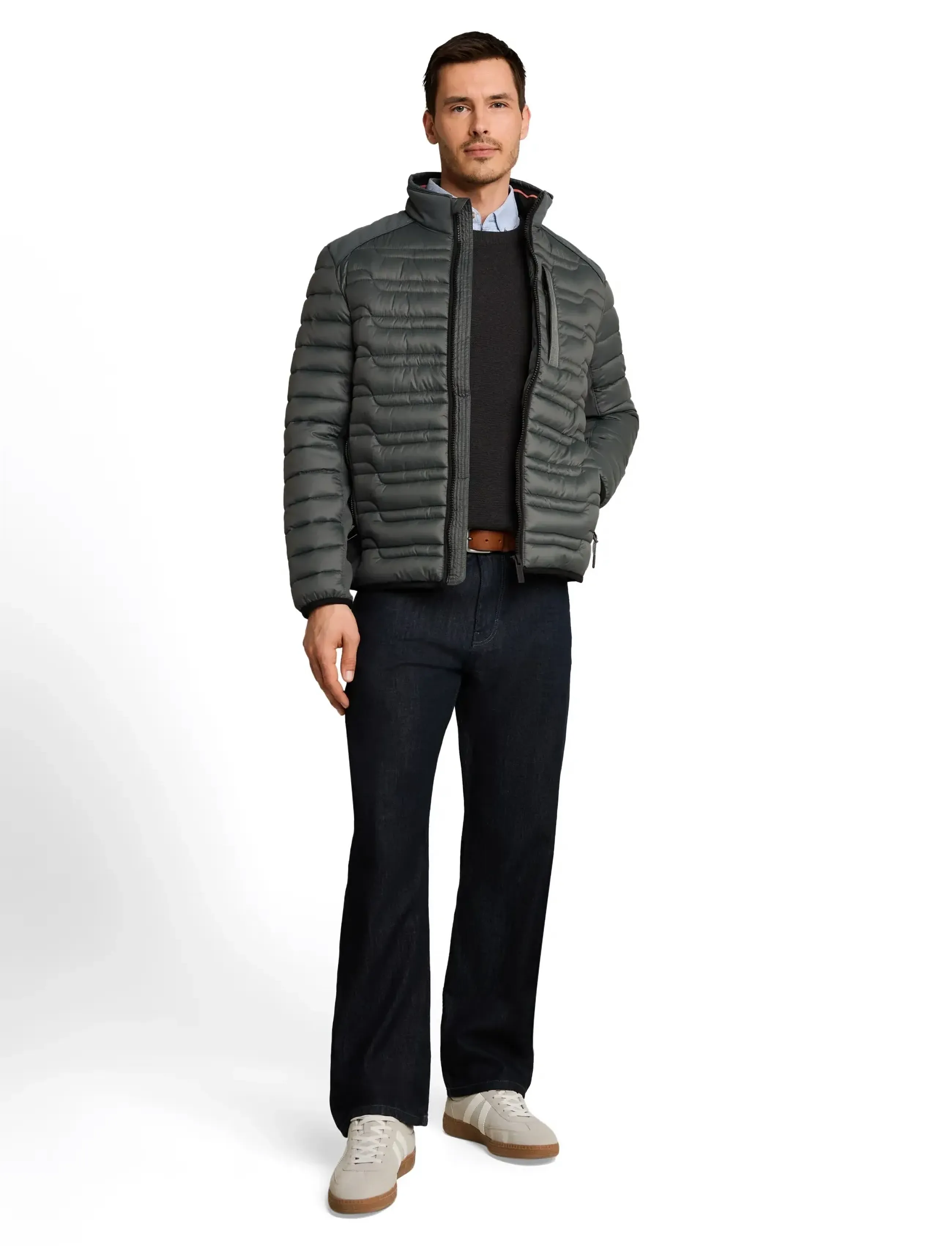 Tom Tailor Hybrid Jacket, S, Jackets, Khakigrün - Light Männerswear