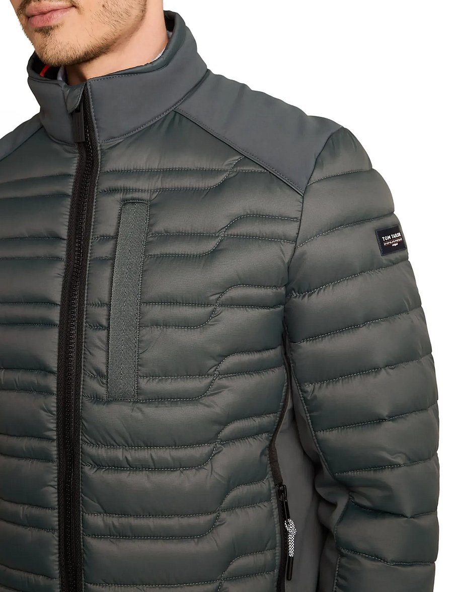 Tom Tailor - hybrid jacket - hybrid-jacken - darkest olive - 5