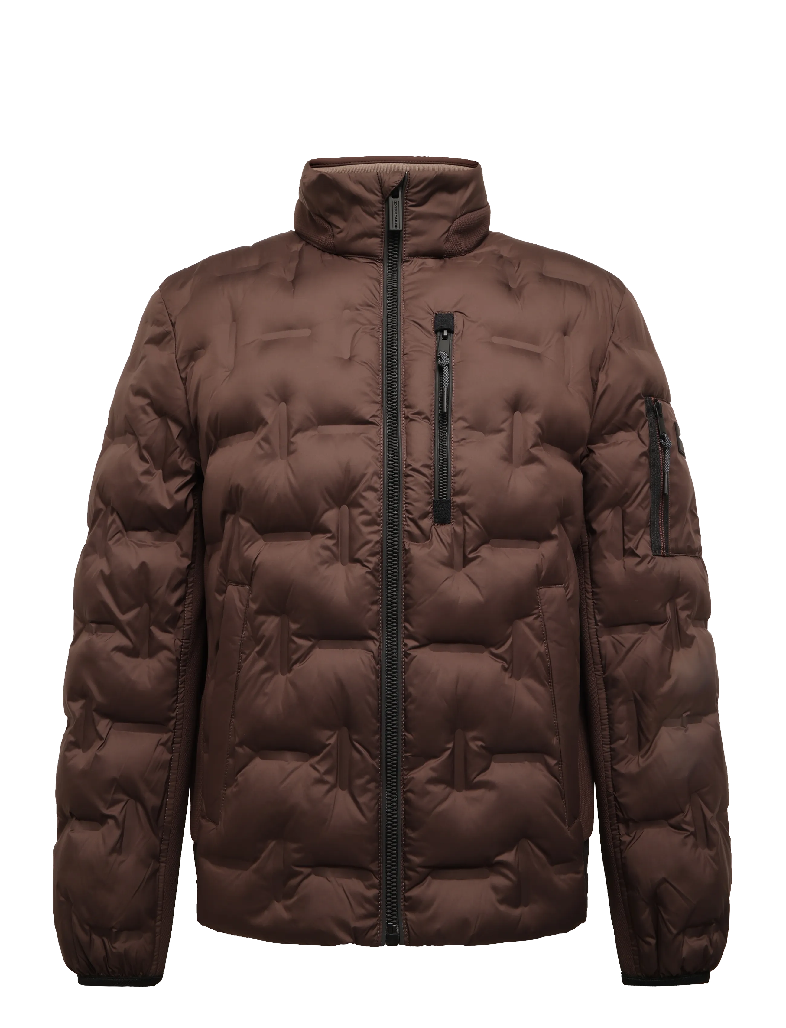 Tom Tailor - decorative hybrid jacket - hybrid-jacken - java dark brown - 1
