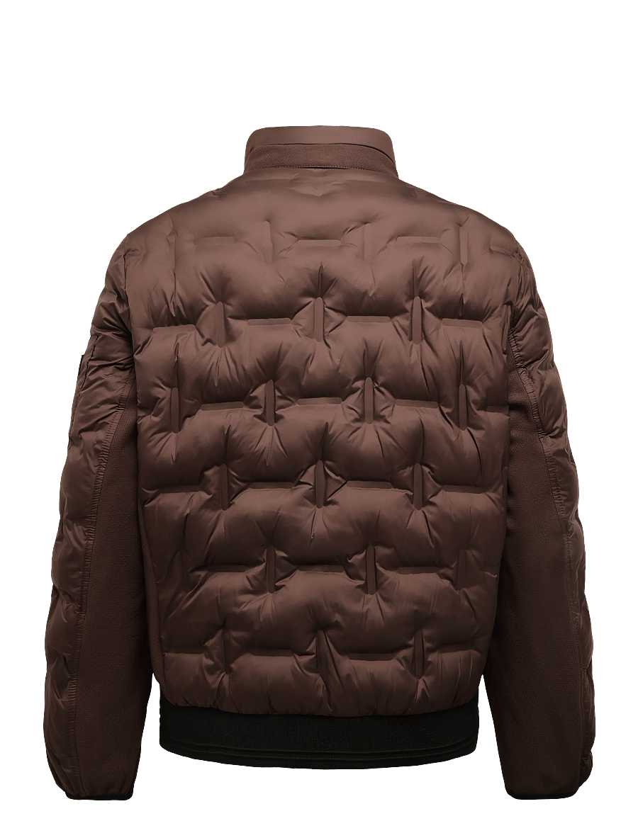 Tom Tailor - decorative hybrid jacket - hybrid-jacken - java dark brown - 2