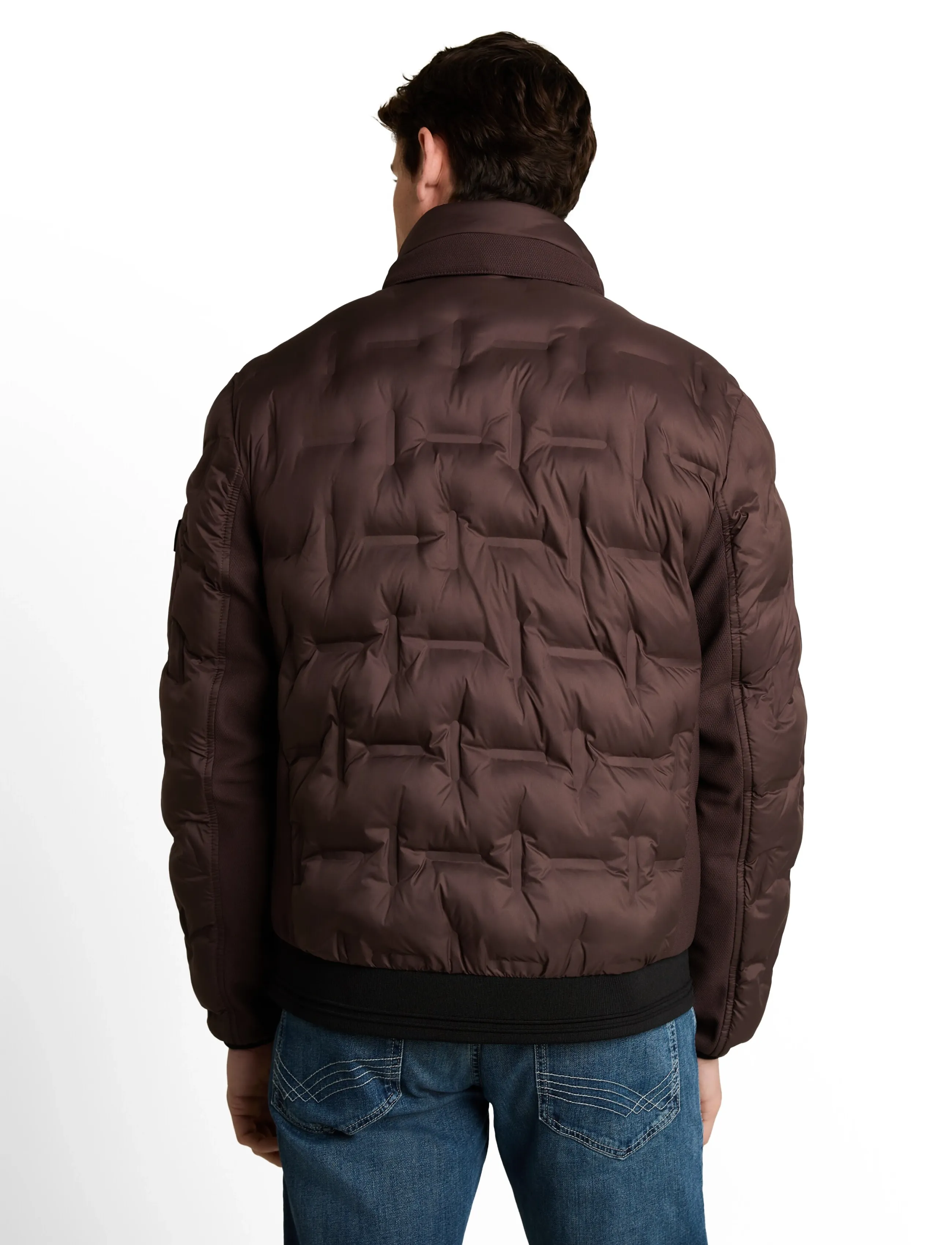Tom Tailor - decorative hybrid jacket - hybrid-jacken - java dark brown - 3