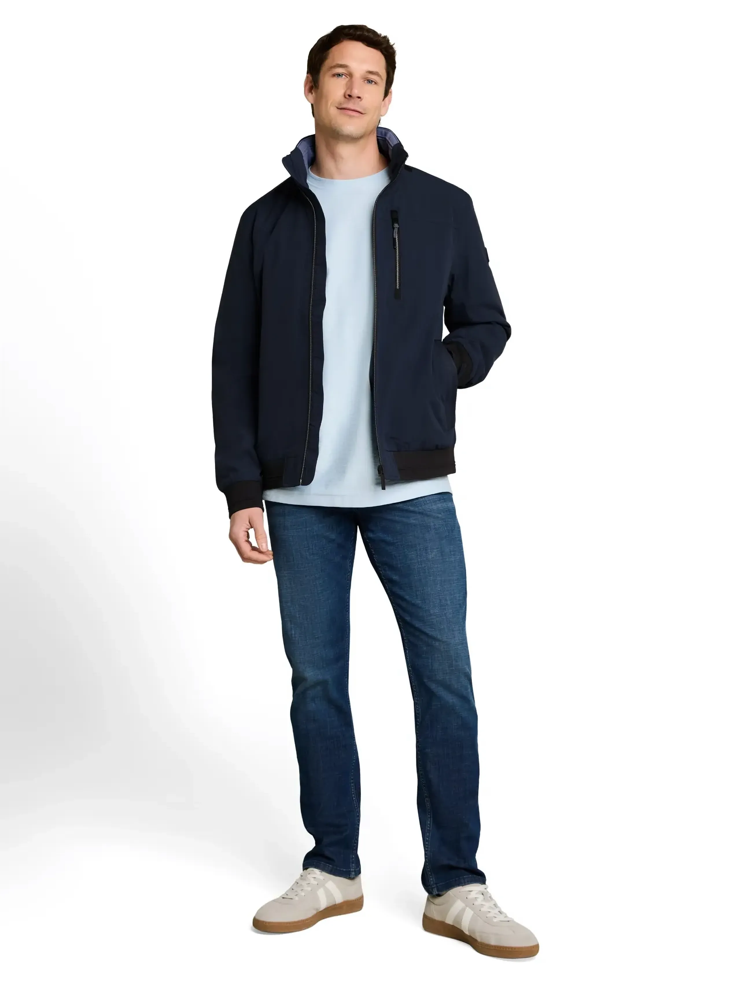 Tom Tailor transseasonal blouson - Jacken - SKY CAPTAIN BLUE / navy