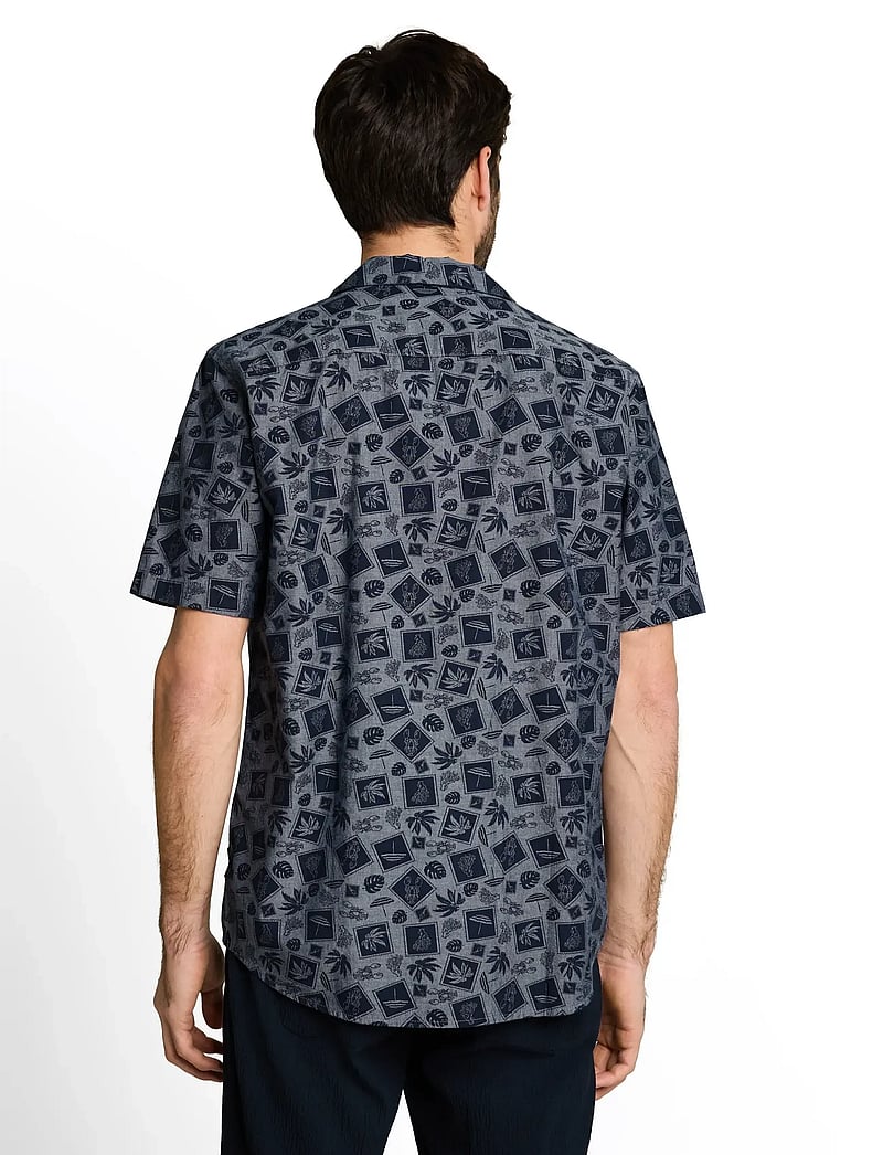 Tom Tailor - printed oxford shirt - hemden mit muster - navy tonal design - 2