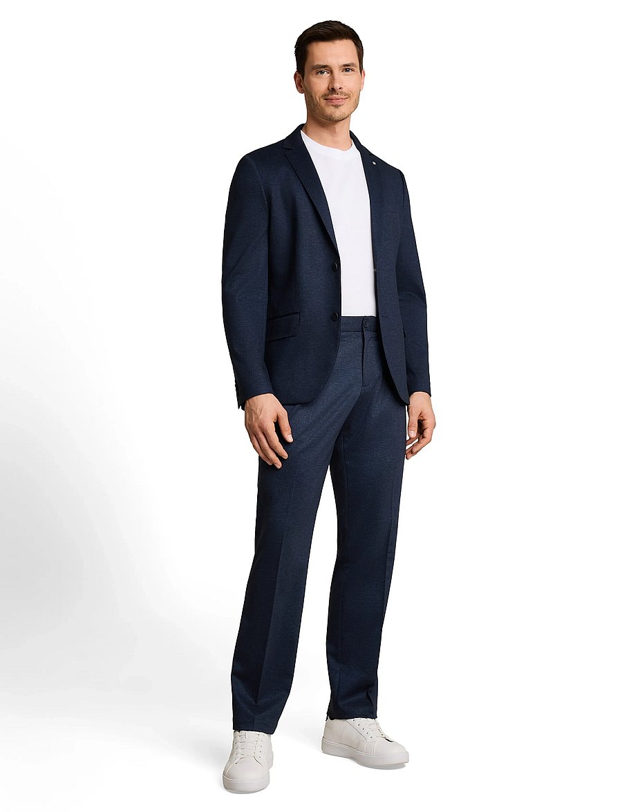 Tom Tailor - smart regular chino - chino-püksid - navy twill melange - 0