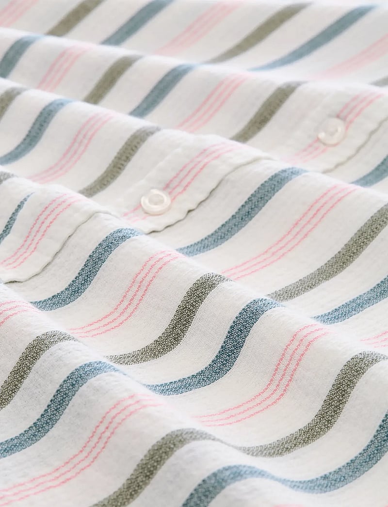 Tom Tailor - relaxed striped shirt - stripete skjorter - white multicolor stripe - 5