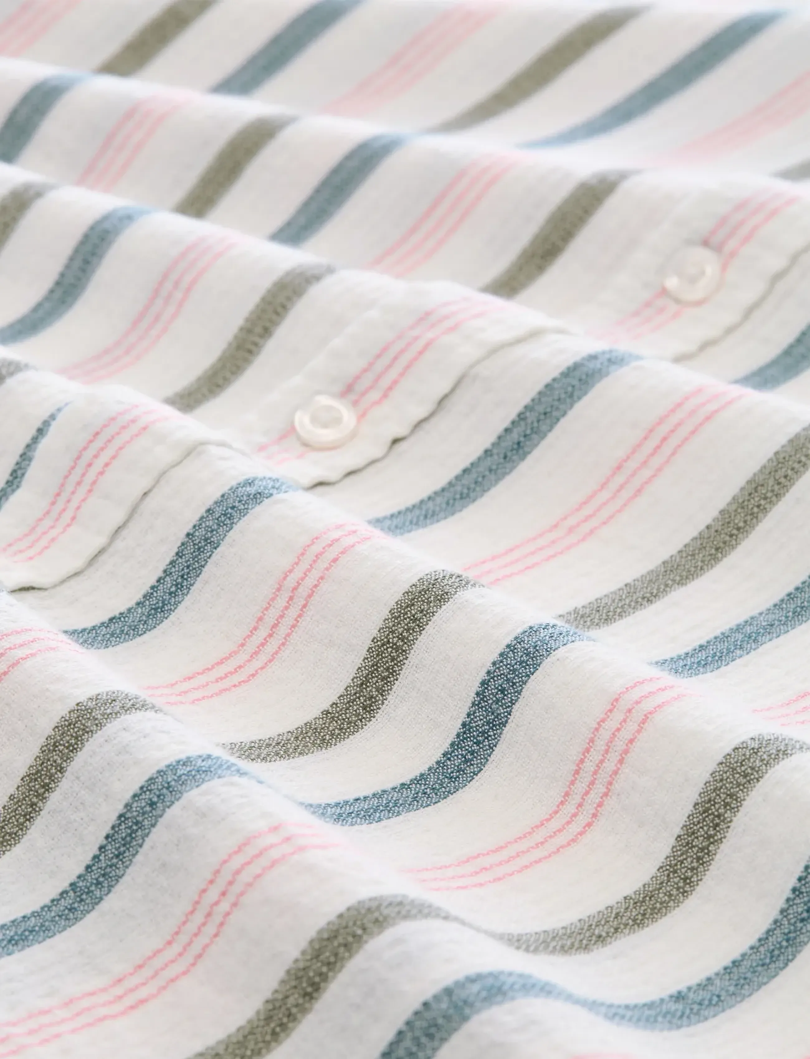 Tom Tailor - relaxed striped shirt - randiga skjortor - white multicolor stripe - 5