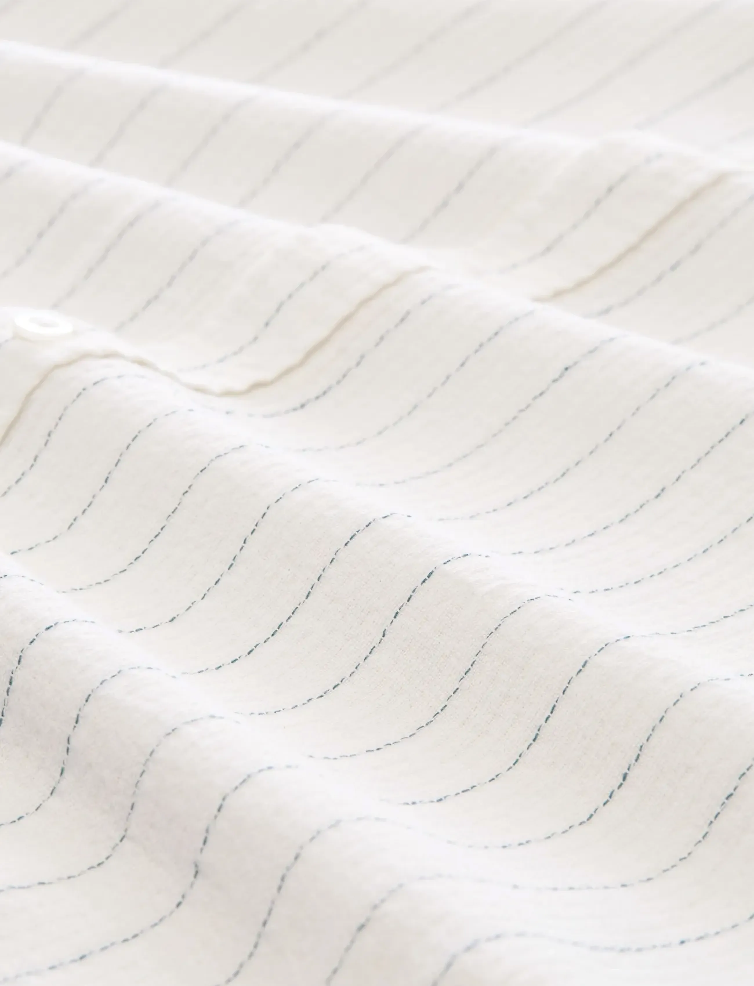 Tom Tailor - relaxed striped shirt - gestreifte hemden - wool white stripe - 5