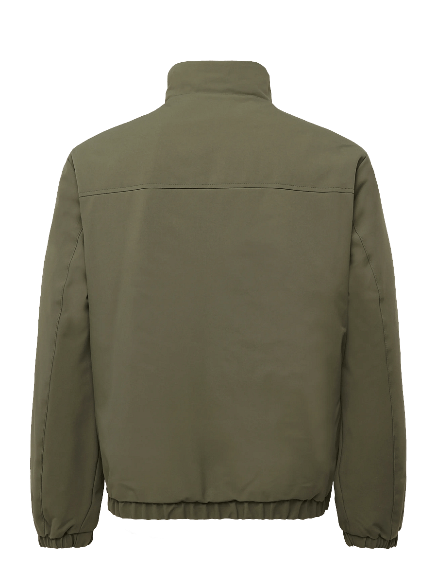 Tom Tailor - stand-up collar blouson - frühlingsjacken - urban olive green - 2