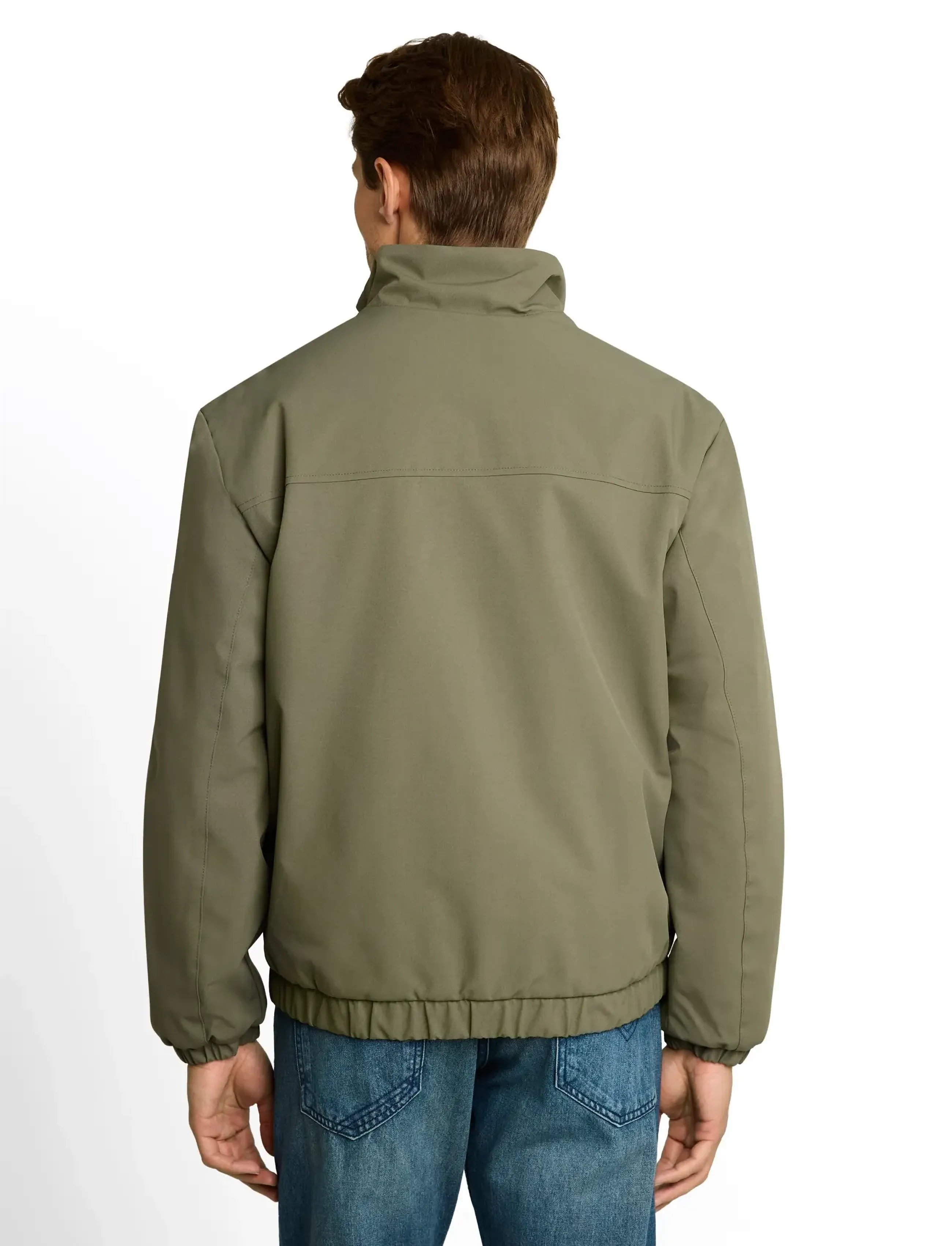Tom Tailor - stand-up collar blouson - forårsjakker - urban olive green - 3