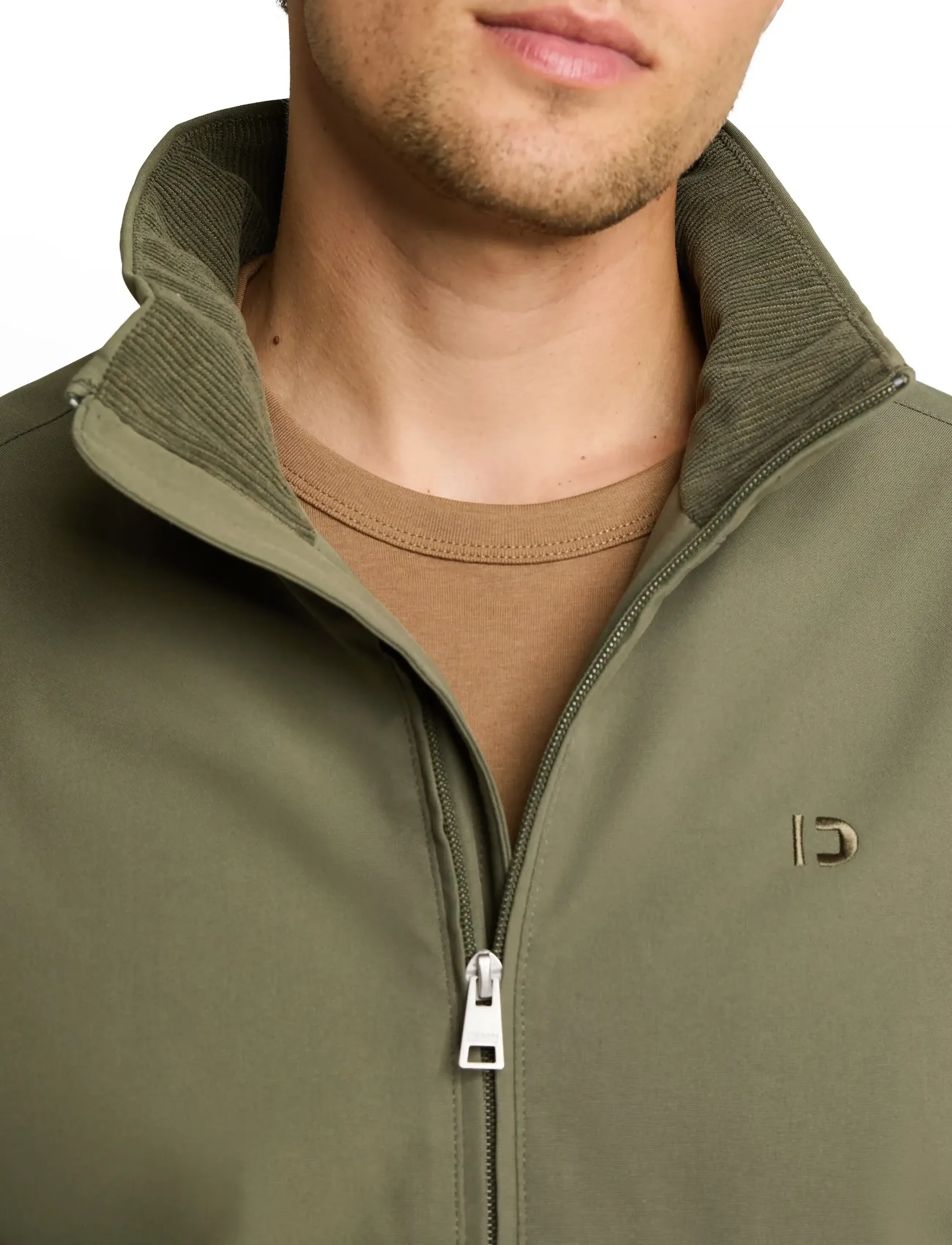 Tom Tailor - stand-up collar blouson - forårsjakker - urban olive green - 4