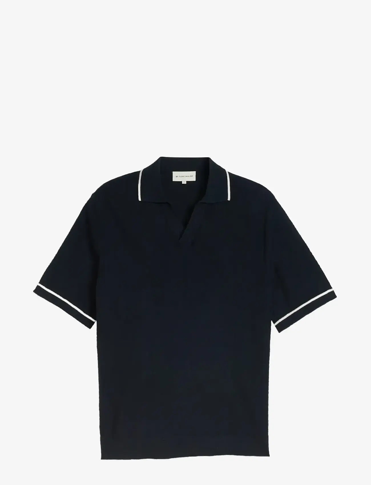 Tom Tailor - slub knit polo - short-sleeved polos - sky captain blue - 1