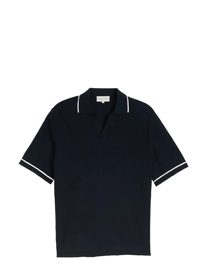 Tom Tailor - slub knit polo - kurzärmelig - sky captain blue - 1