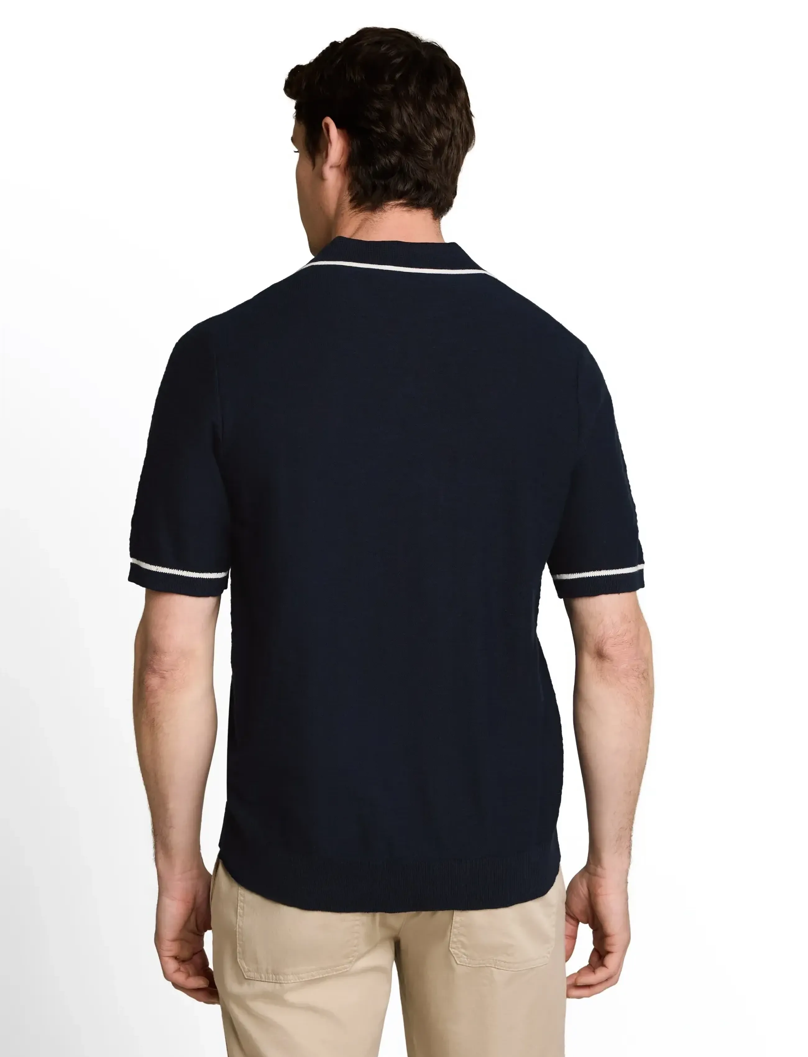 Tom Tailor - slub knit polo - laveste priser - sky captain blue - 2