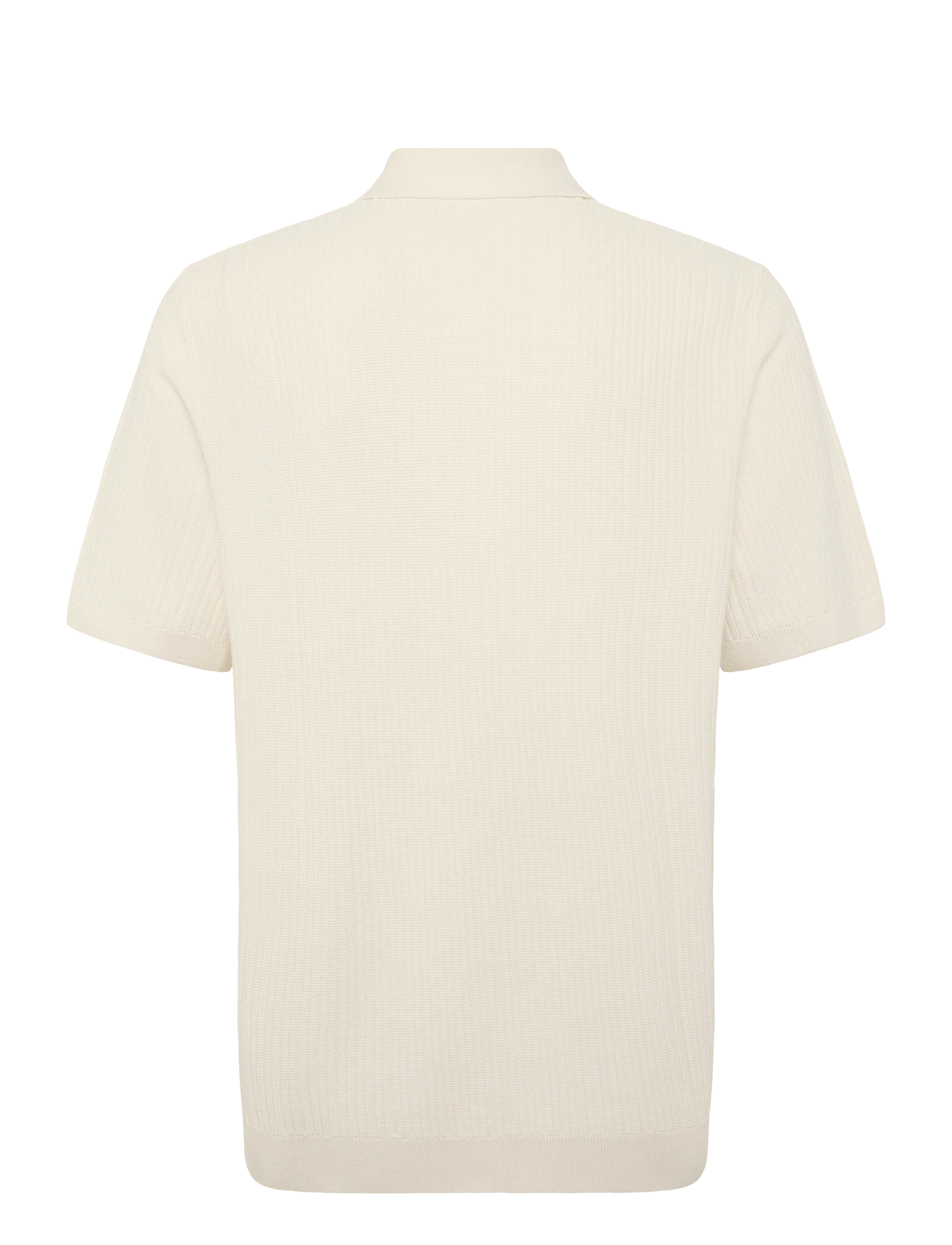 Tom Tailor - structured knit polo - stickade pikéer - gardenia white - 2