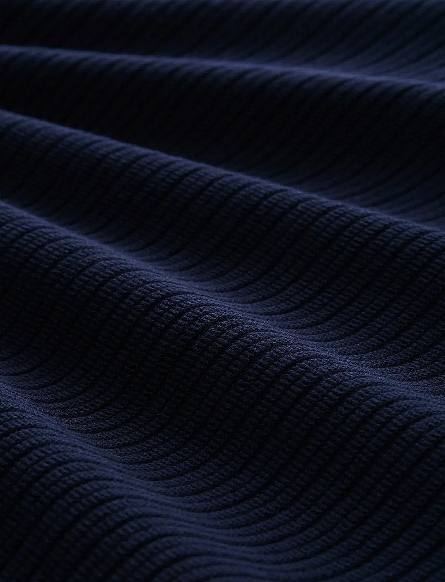 Tom Tailor - structured knit polo - polostrik - sky captain blue - 5