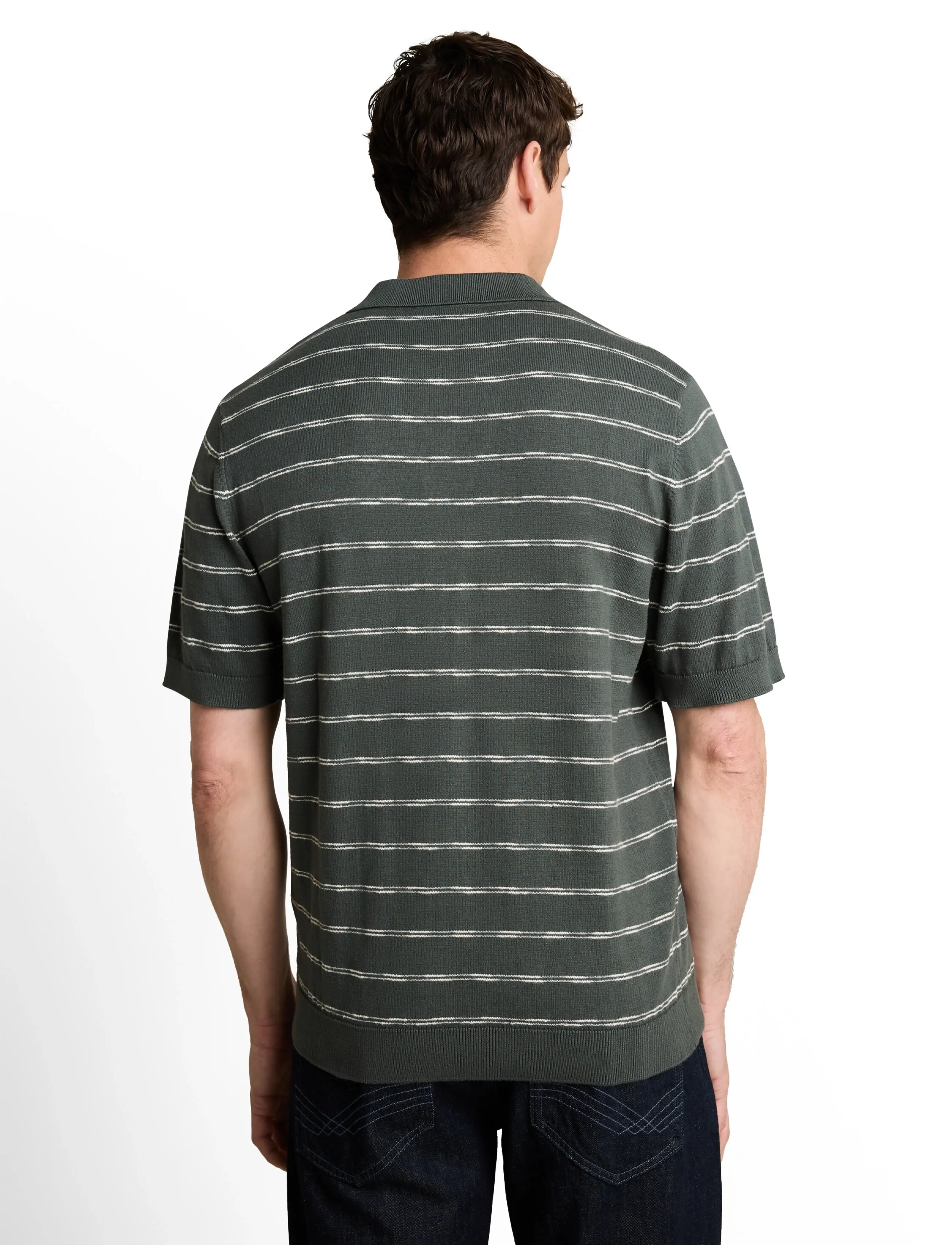 Striped Knit Polo 2