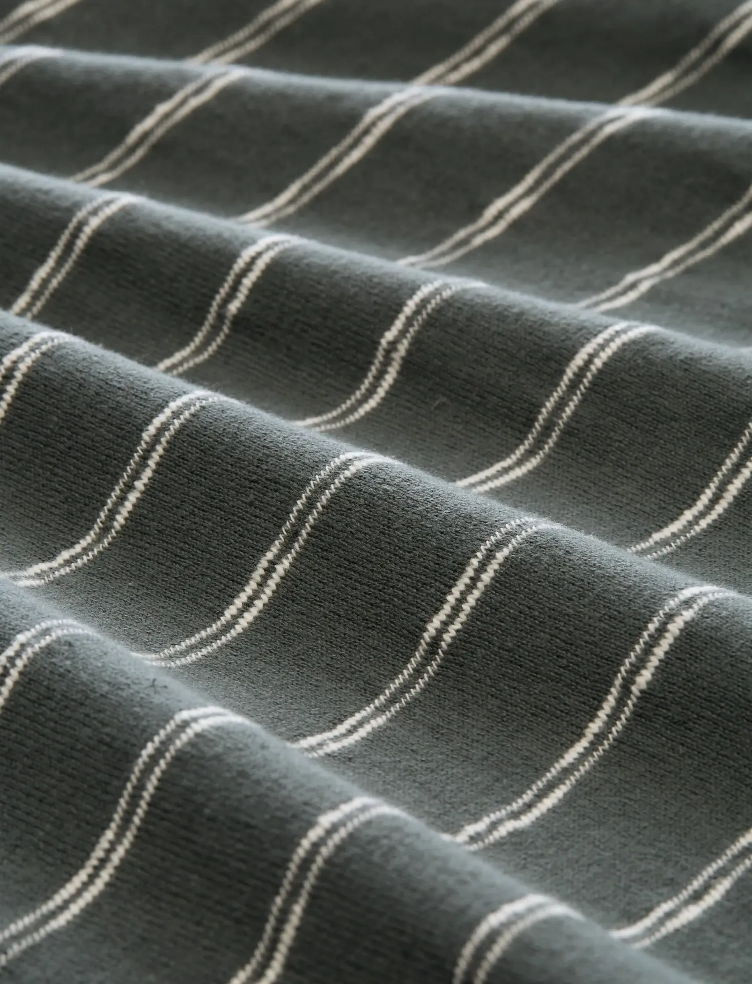 Tom Tailor - striped knit polo - stickade pikéer - darkest olive white stripe - 5