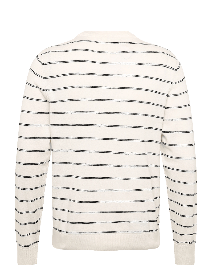 Tom Tailor - striped knit pullover - rundhals - white navy stripe - 2