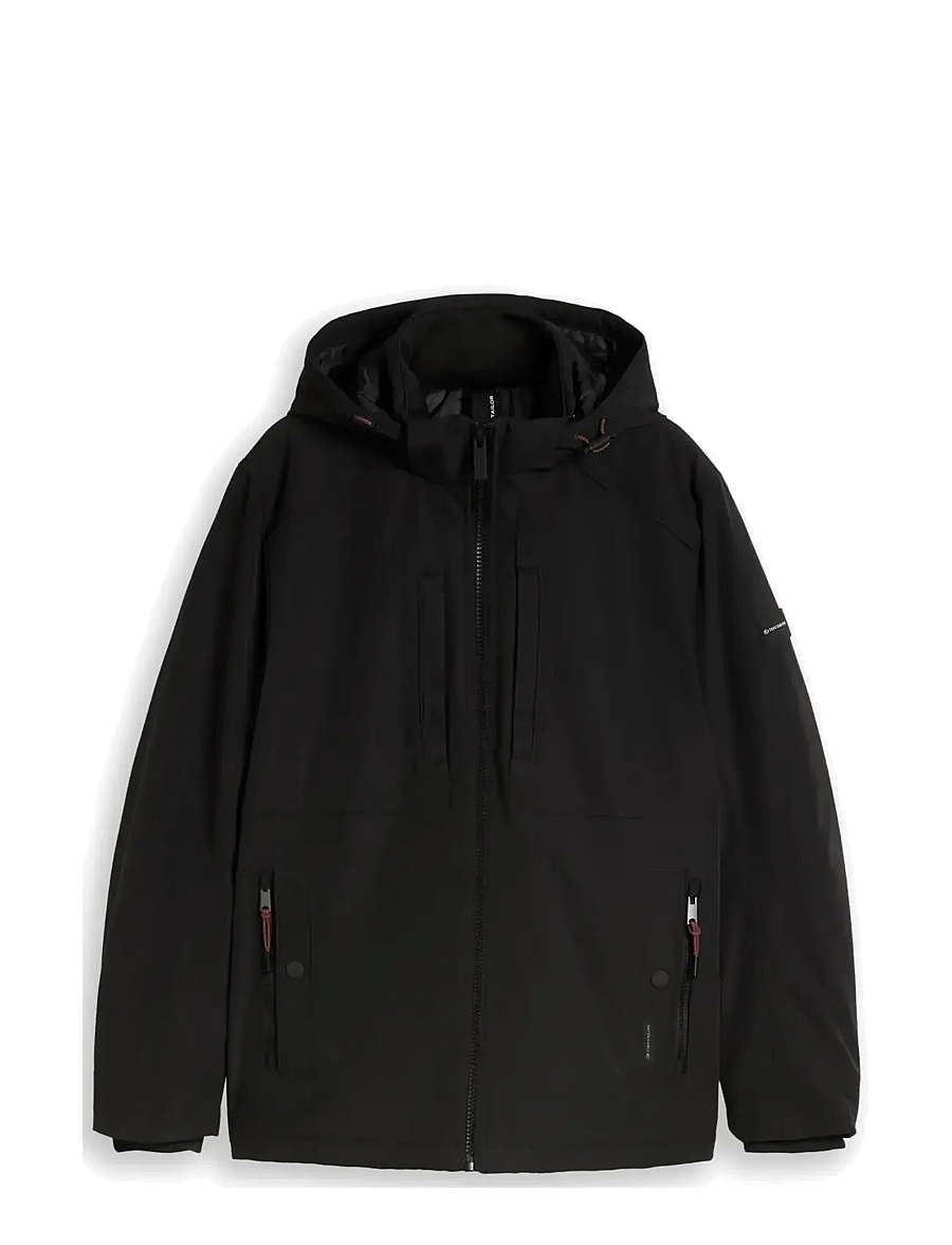 Tom Tailor - padded jacket with hood - dunjackor - black - 1