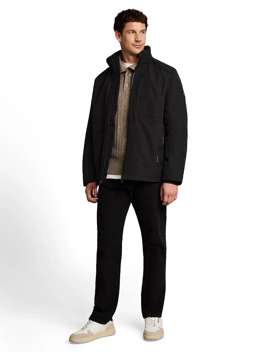 Tom Tailor - padded jacket with hood - dunjackor - black - 0
