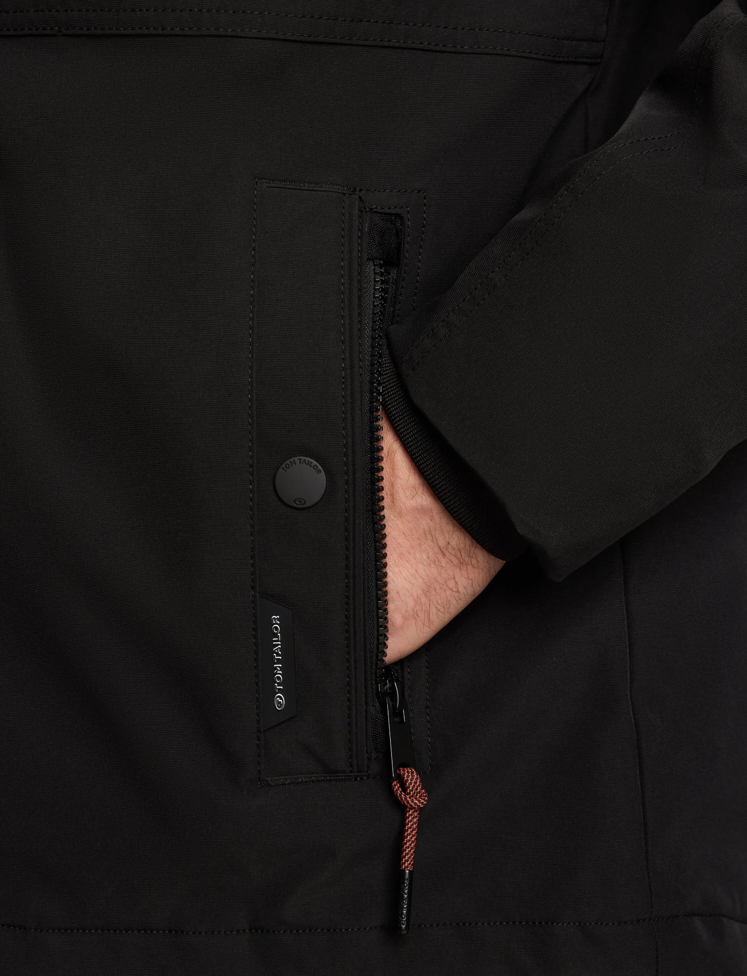 Tom Tailor - padded jacket with hood - dunjackor - black - 3